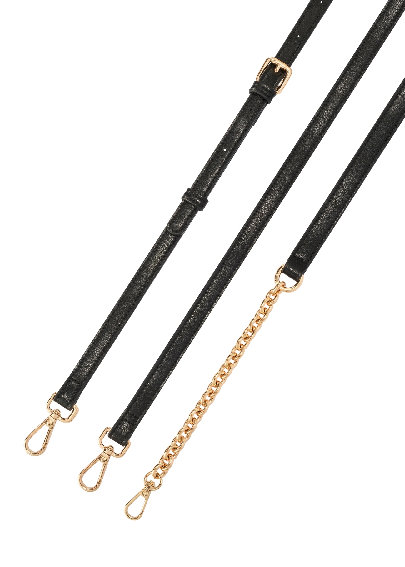 Women's black messenger bag TOREC-1179-9P(W26)