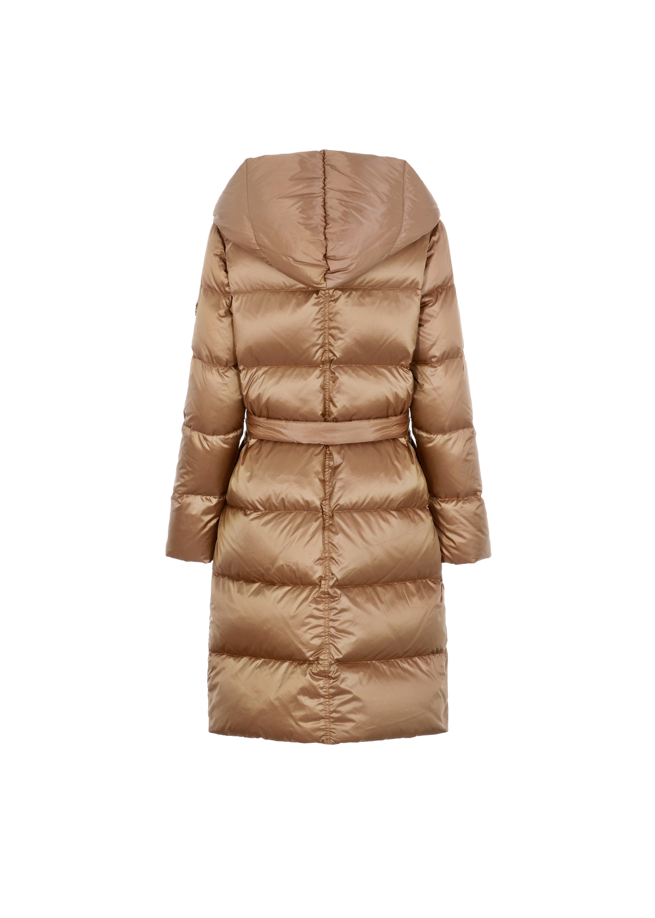 Women's beige winter jacket KURDT-0332-82(Z21)-07