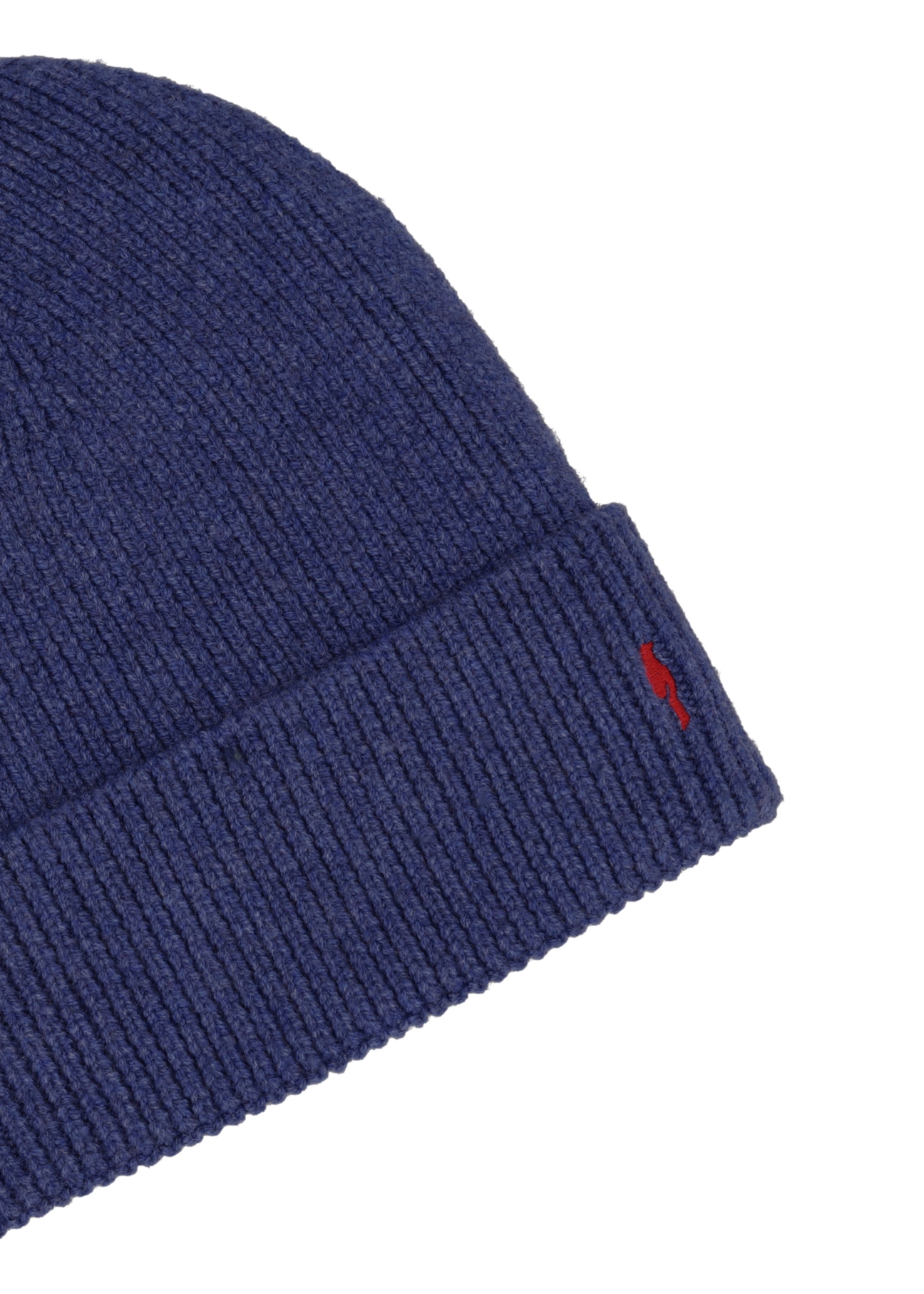Dark blue men's cap CZAMT-0084-7C(Z26) - close-up detail, on white background.