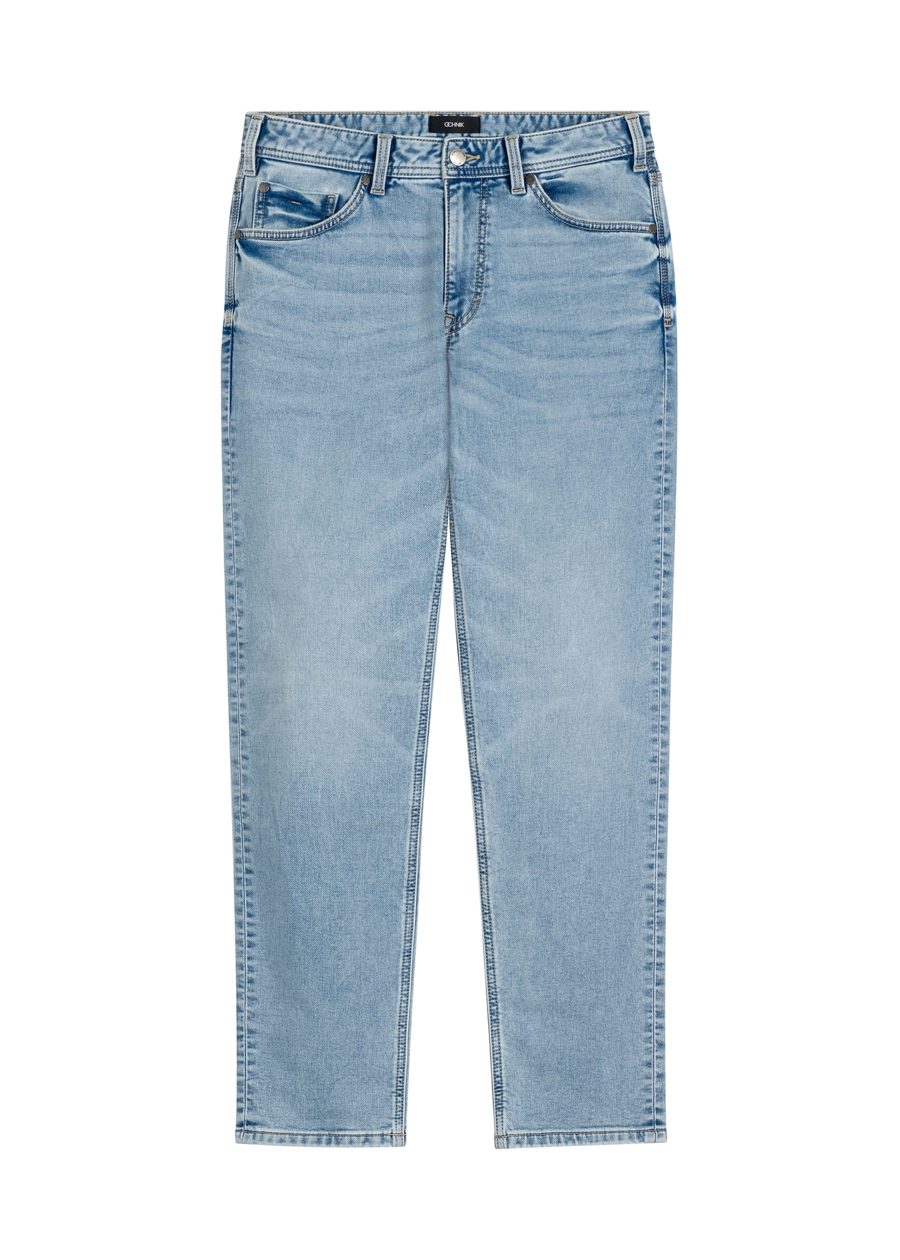 Men's blue jeans JEAMT-0021-7B(W26) - front product view, on white background.