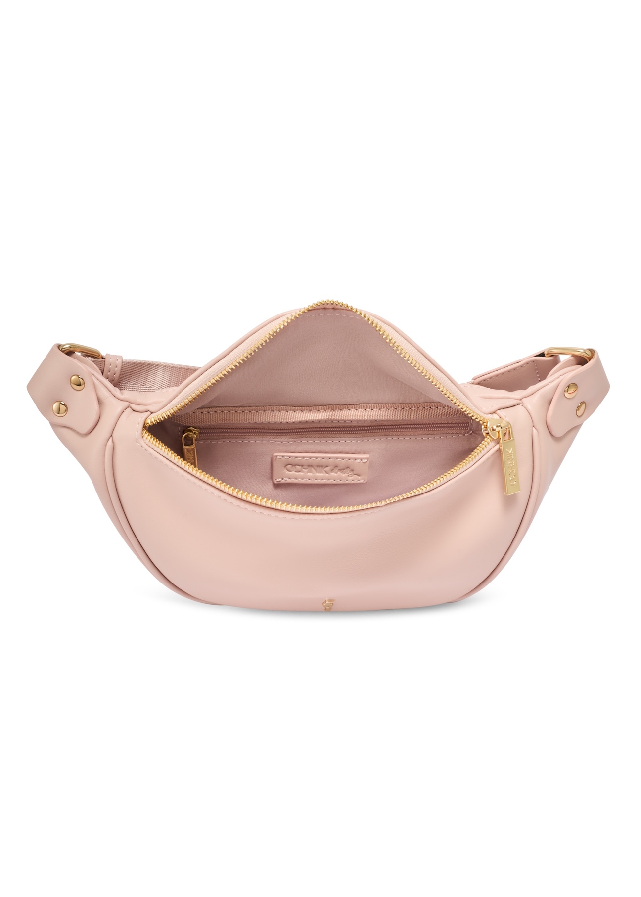 Women's pink waist bag TOREC-1131-5A(W26), product view inside on white background.