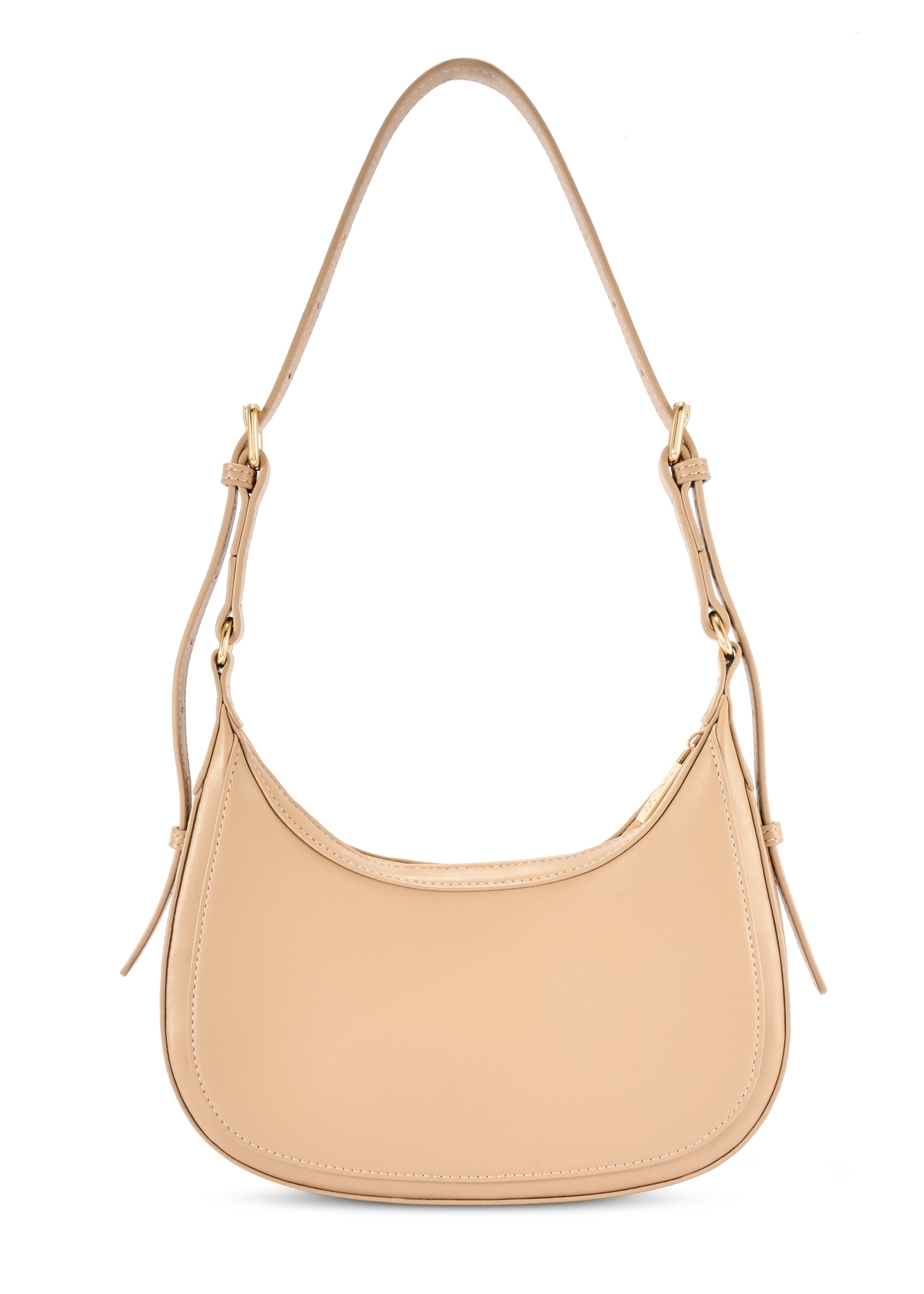 Beige small hobo bag TOREC-1136-1A(W26)