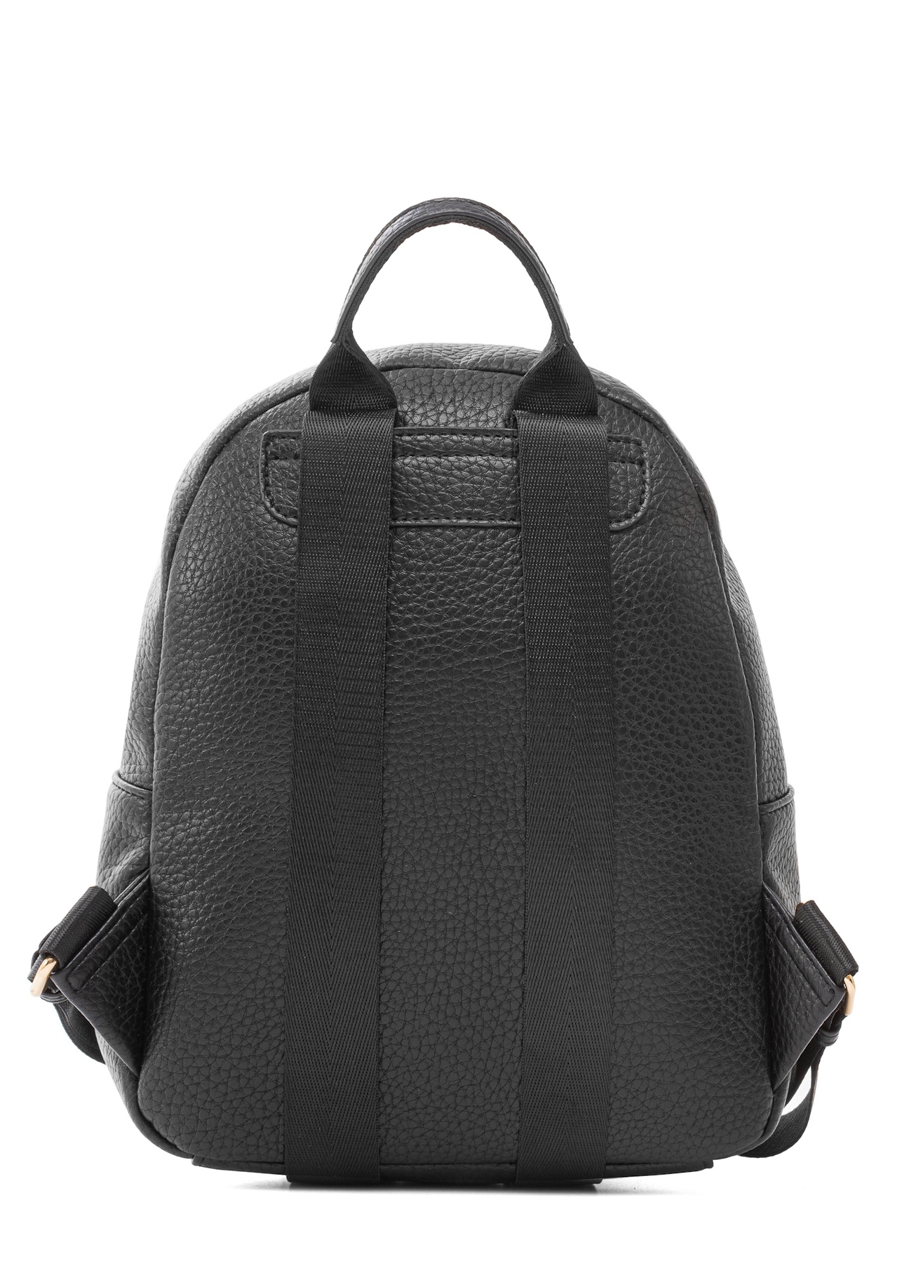 Black women's backpack TOREC-0996A-99(Z25), product view from the back on a white background.
