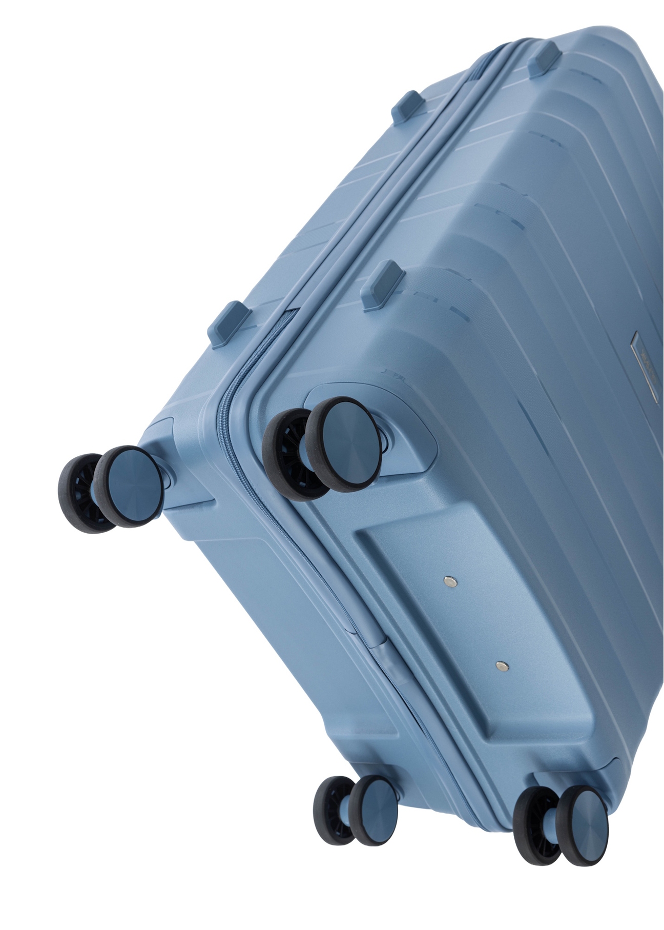 Medium suitcase on wheels WALPP-0024-7A-24(W26), view of the product wheels on a white background.