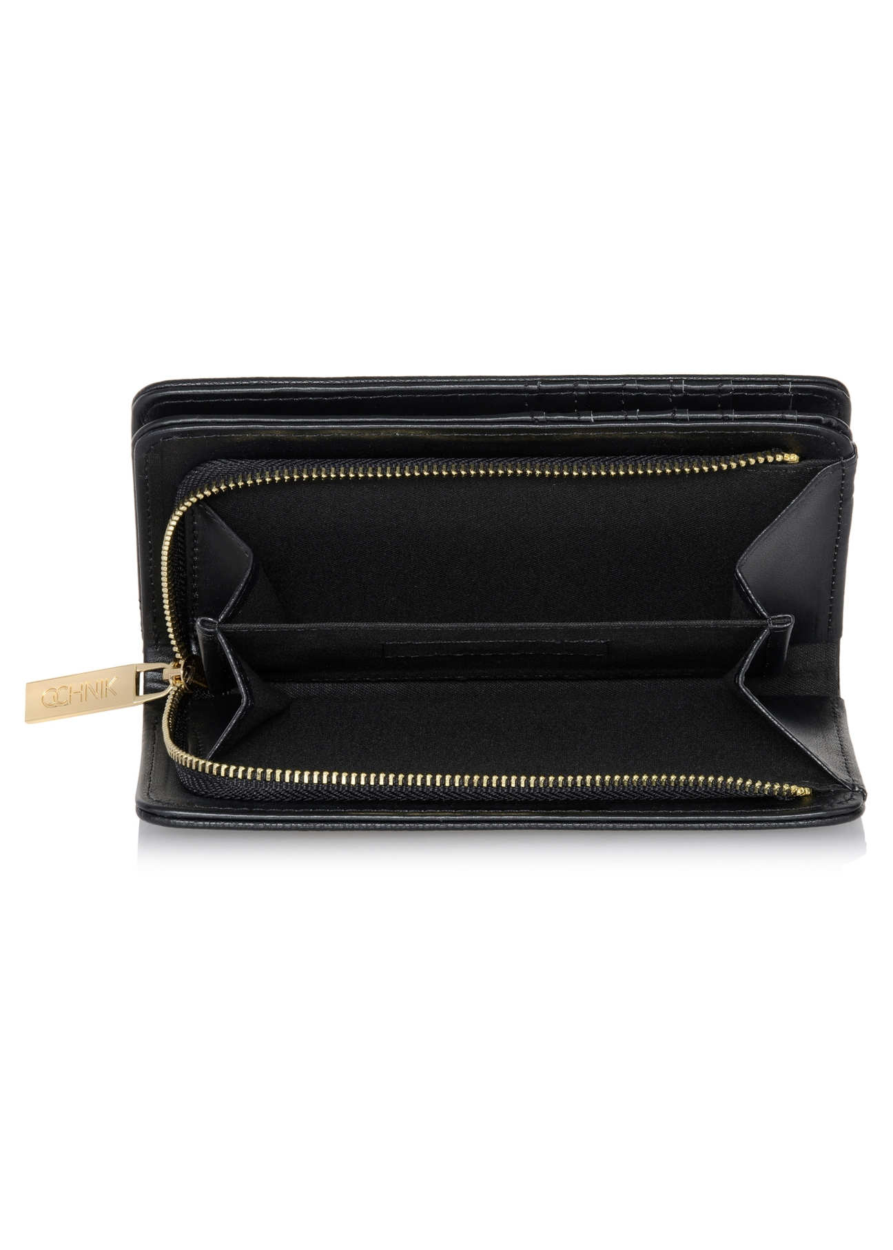 Black women's wallet with rhinestones POREC-0355-99(Z23)-05