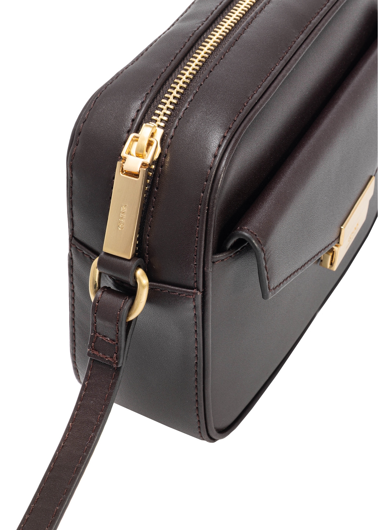 Leather small women's handbag TORES-1201-89(Z25), close-up of the product detail on a white background.