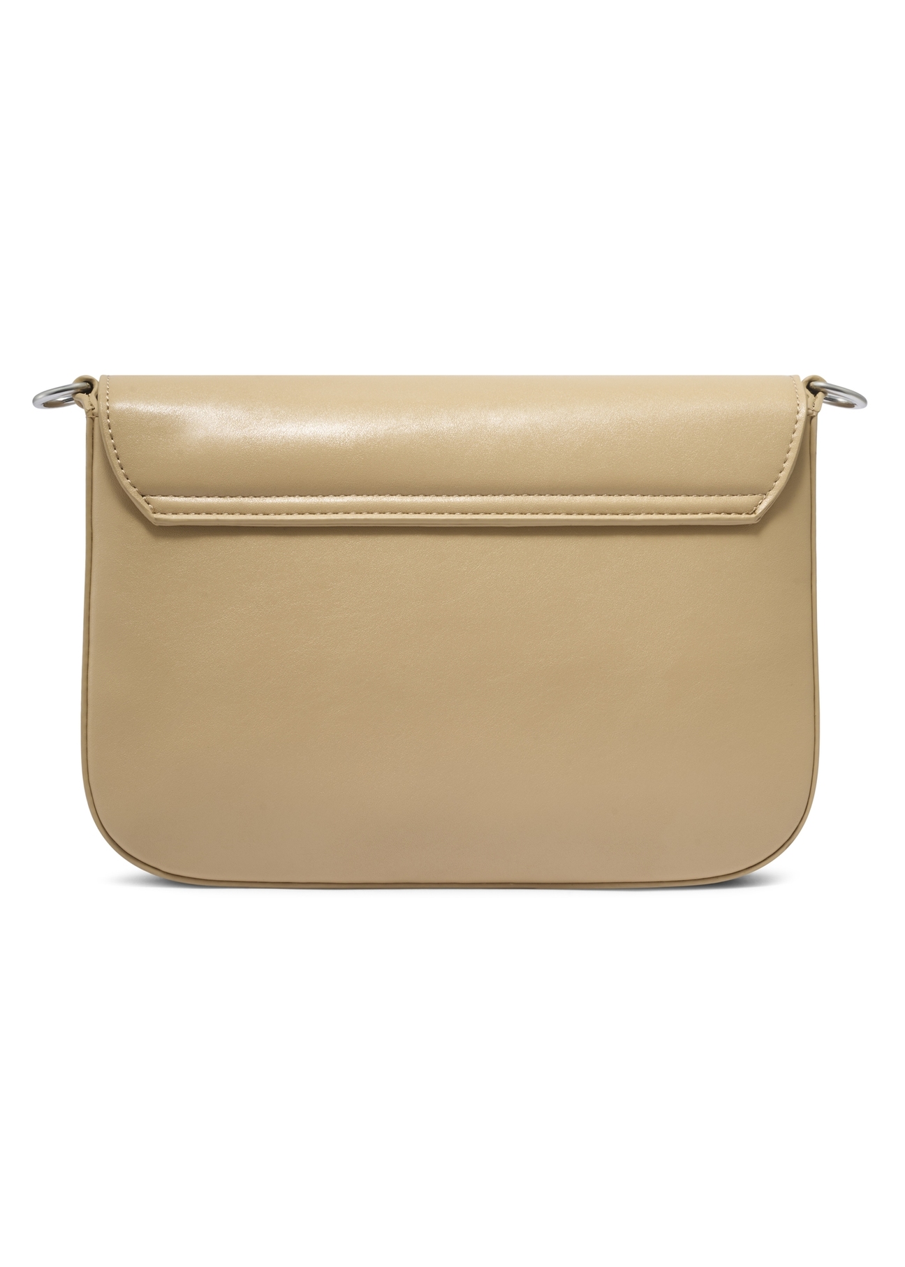 Beige women's shoulder bag TOREC-1262-1B(Z26). Back view on a white background.