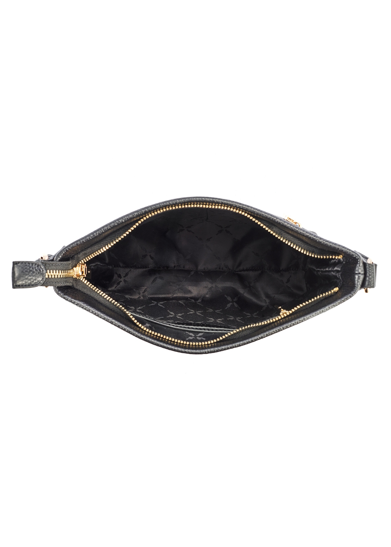 Black leather women's messenger bag TORES-1151-99(Z25)