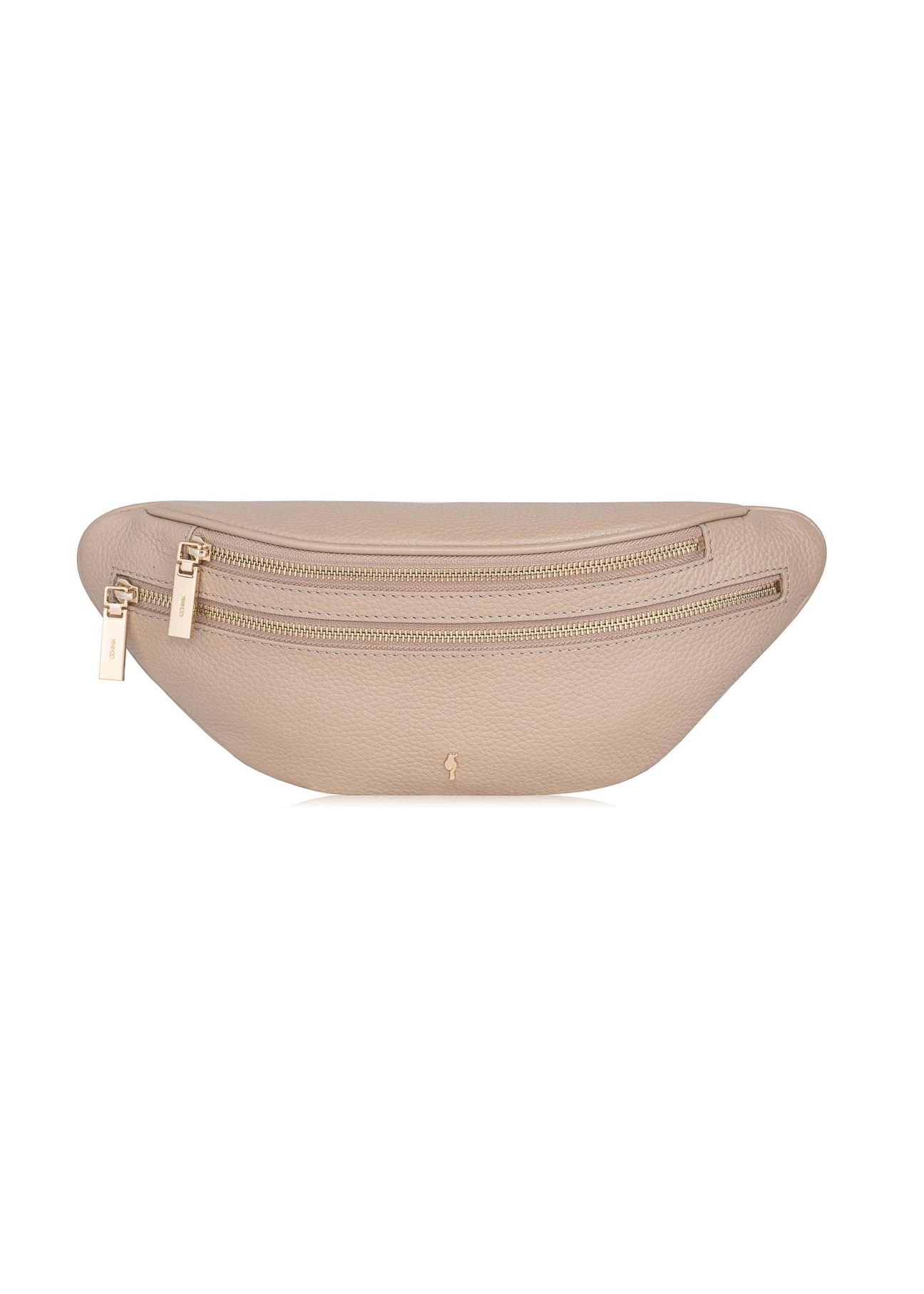Women's beige leather kidney TORES-0721B-81(W24)-01
