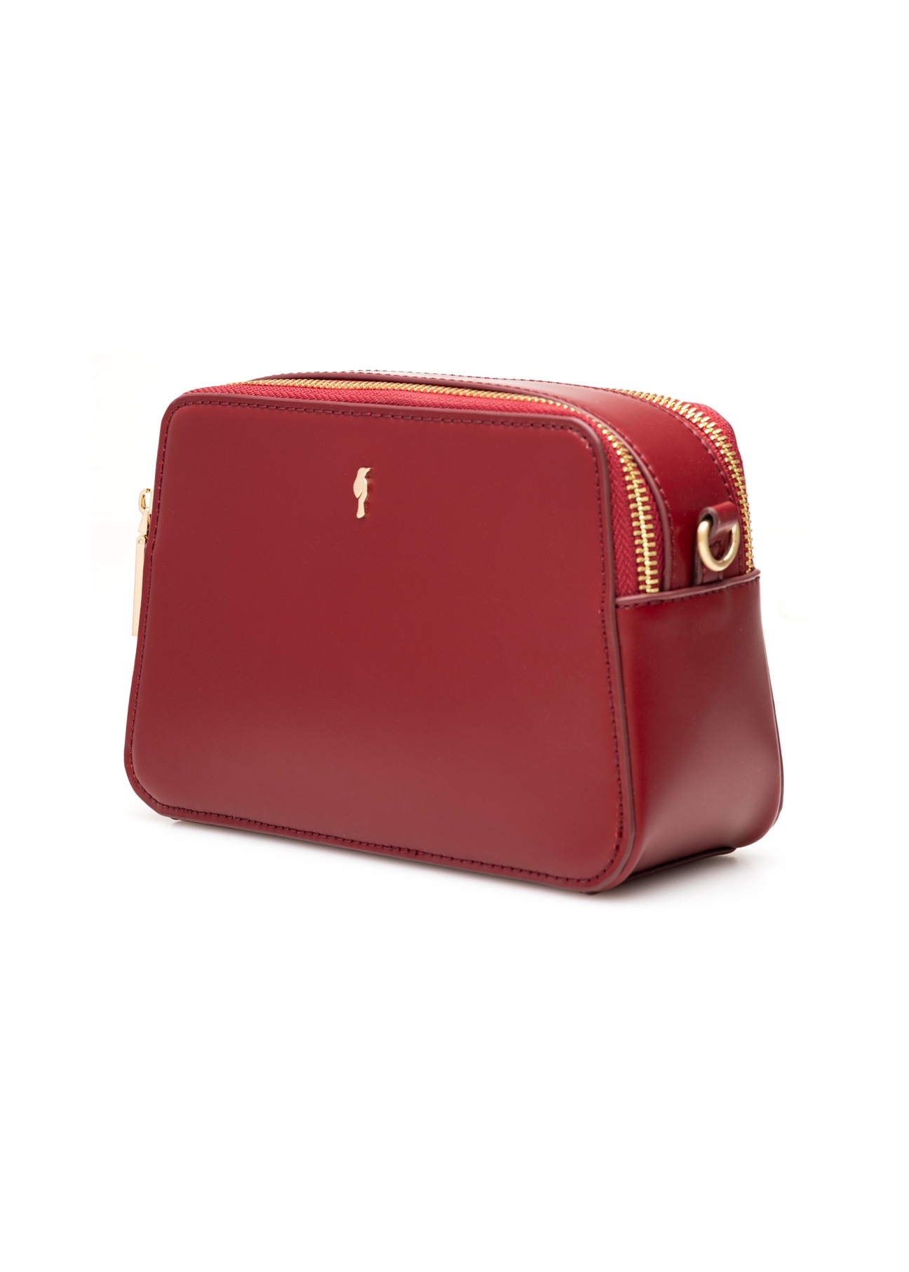 Red small women's handbag TOREC-1126-4B(W26), diagonal product view on a white background.