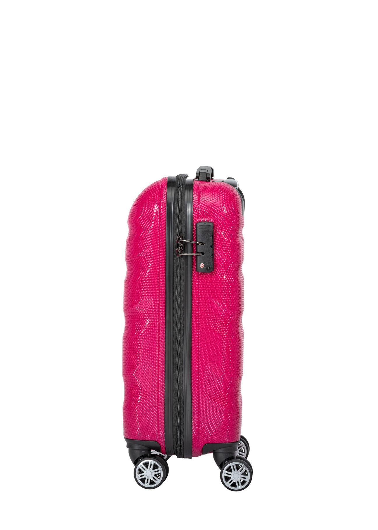 Set of 19'/24'/28' wheeled suitcases WALPC-0012-5E(W26), side view of the product on a white background.