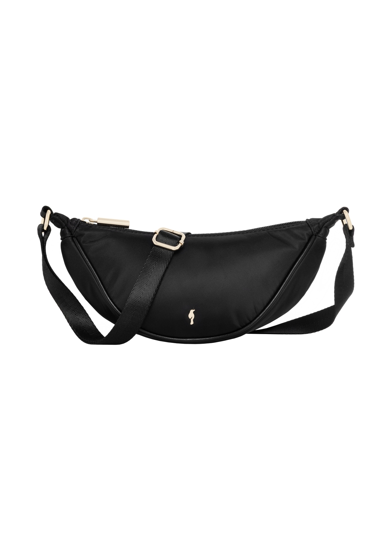 Black small women's bag TOREN-0351-99(Z26), front product view on white background.