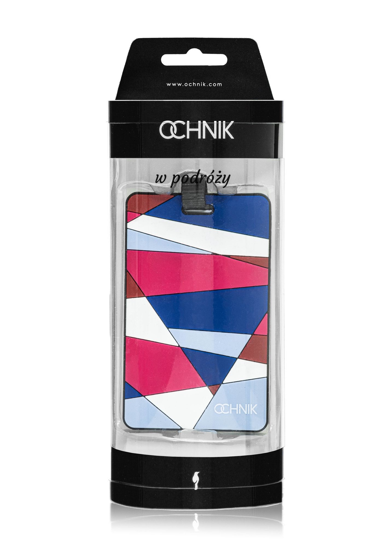 Luggage tag with a geometric pattern AW-001-0017-17(W24)-02
