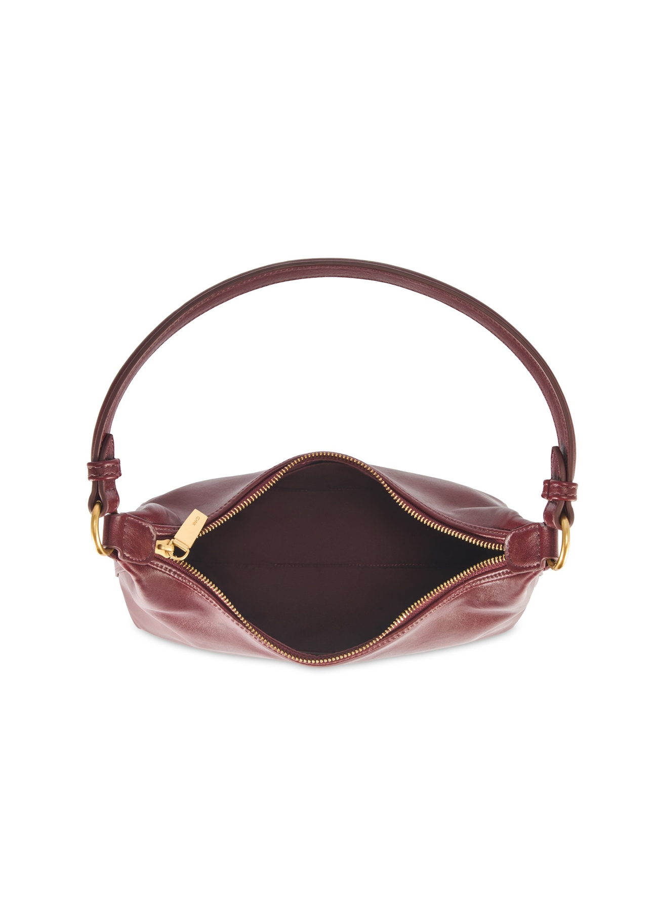Burgundy women's handbag TOREC-1082-49(Z25)