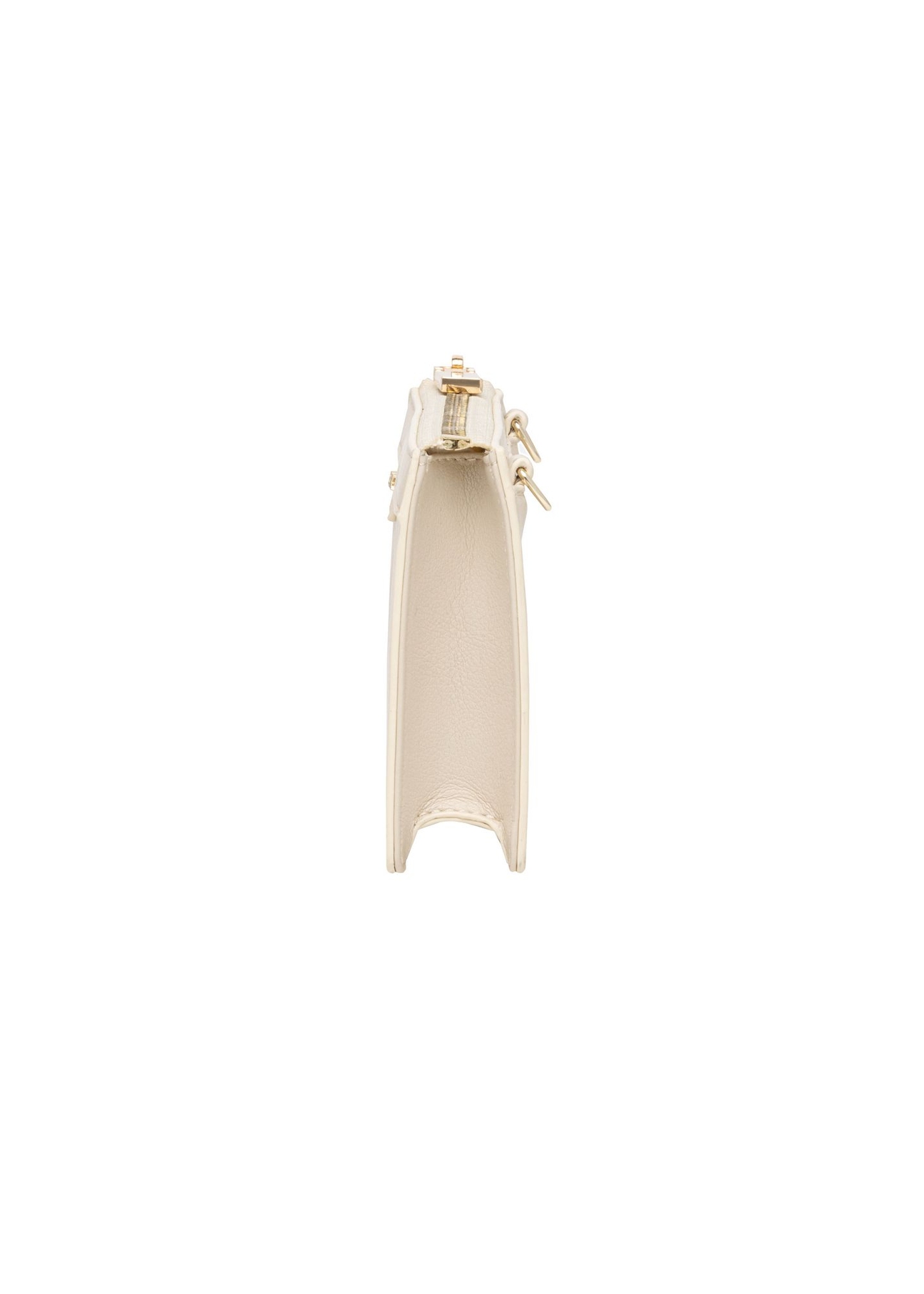 Cream phone case bag TOREC-1349-0B(Z26) - side view of the product, on a white background.