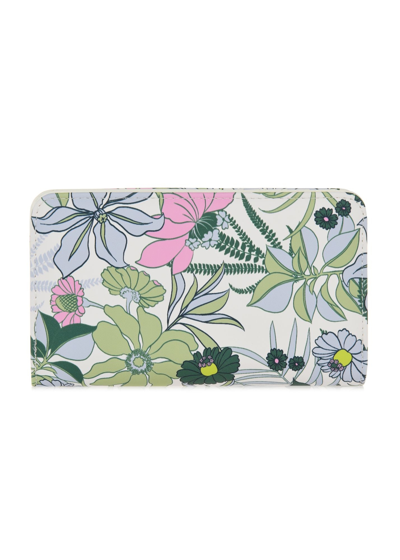 Women's wallet with floral pattern POREC-0373-15(W24)-02