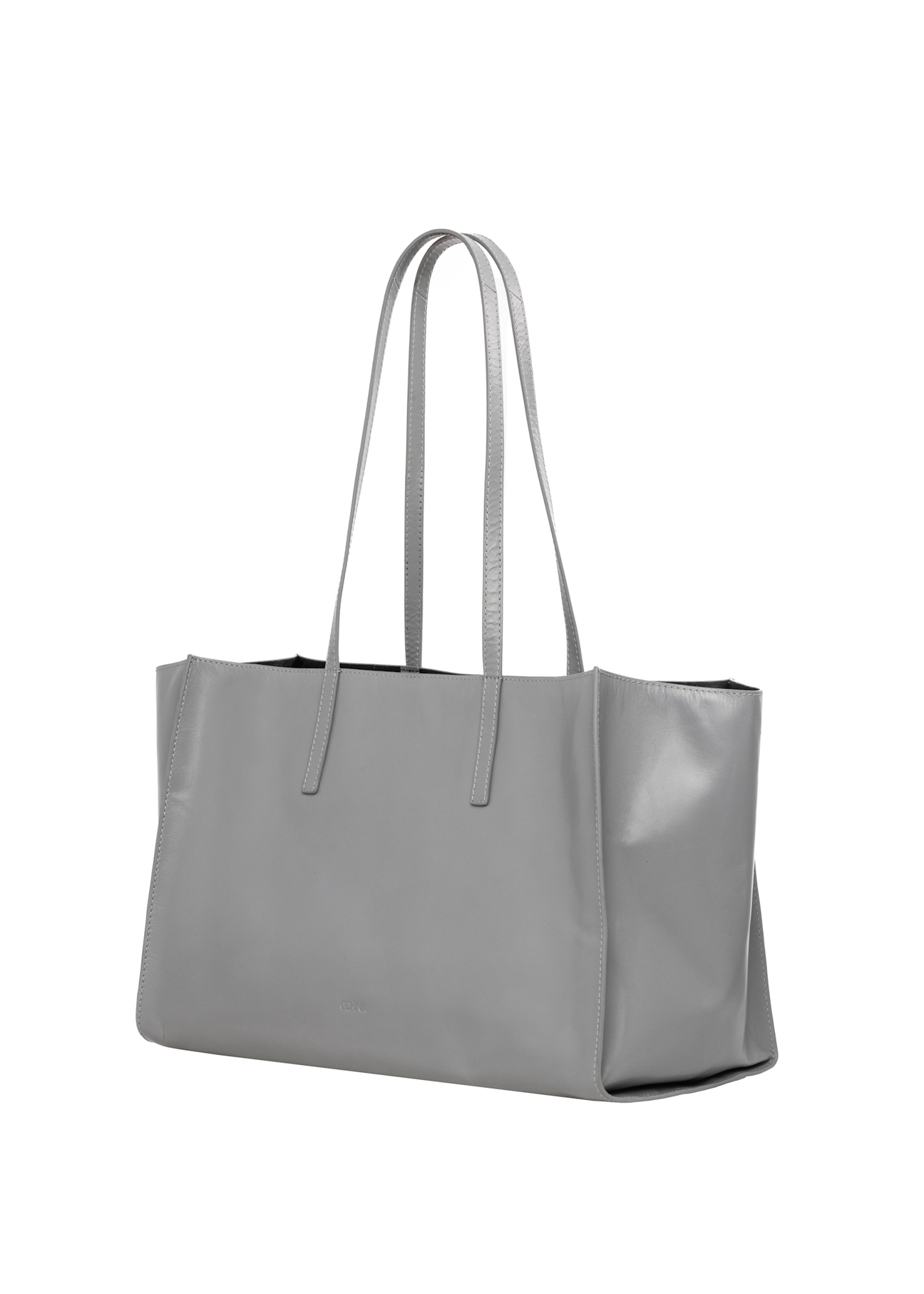 Graphite leather women's handbag TORES-1435-9D(Z26)