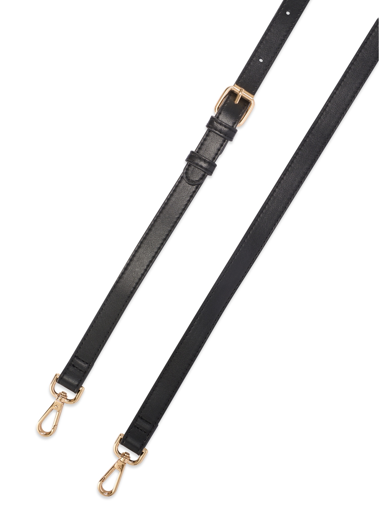 Black women's laptop bag TOREC-1130-99(W26), product strap view on white background.