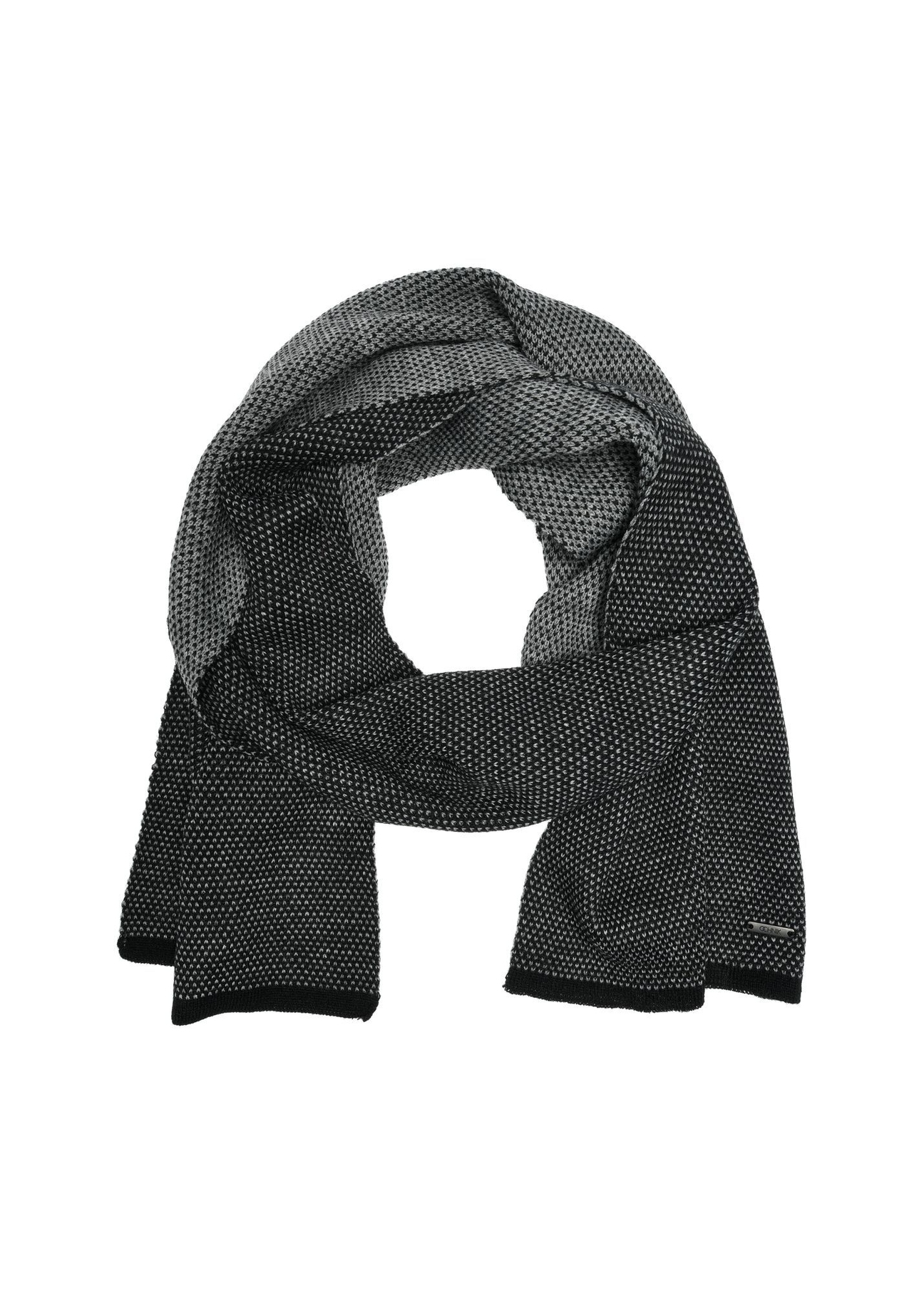 Men's black set with hat and scarf ZESTM-0006-9J(Z26)