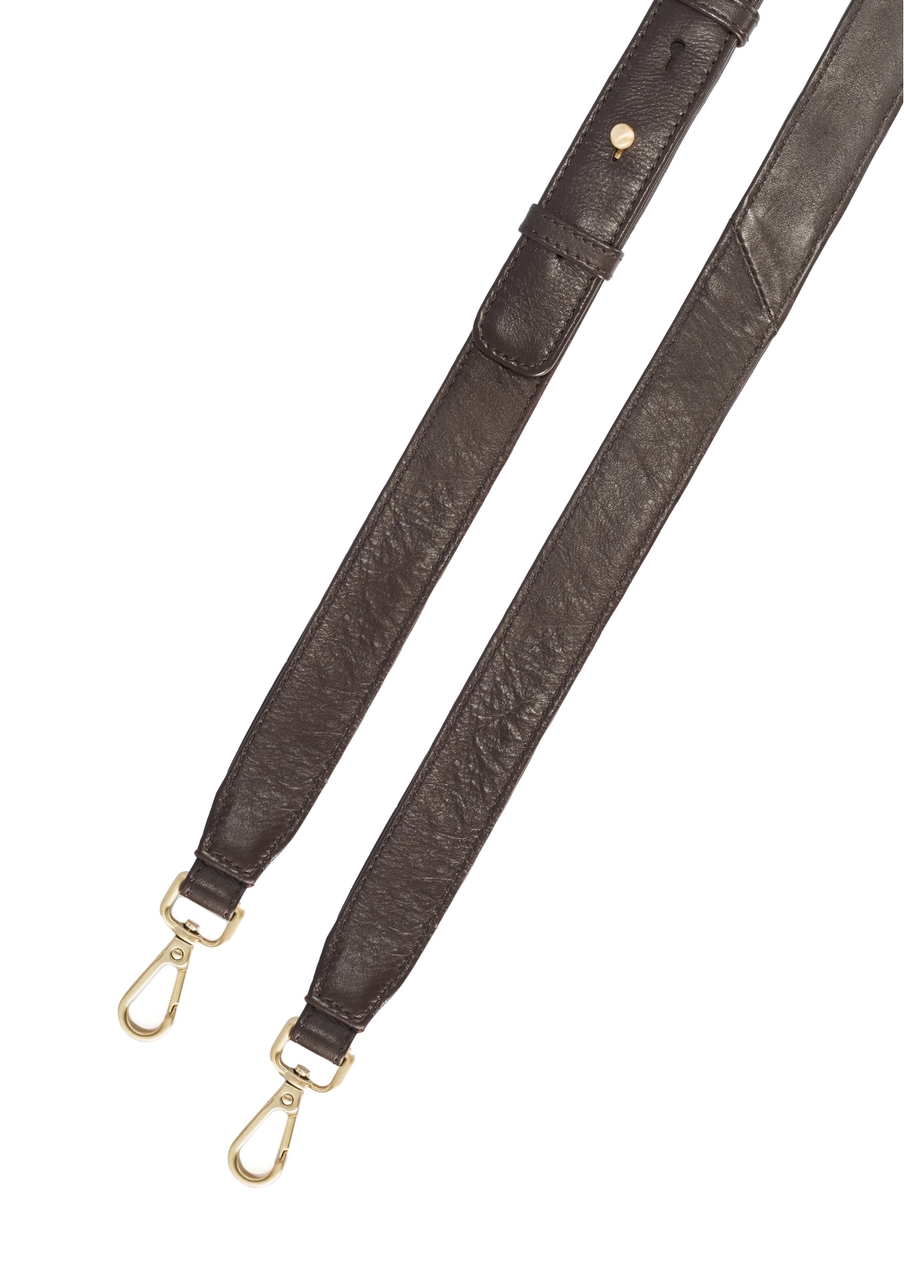 Brown leather women's handbag TORES-1138A-89(Z25), view of the detachable strap from the product.