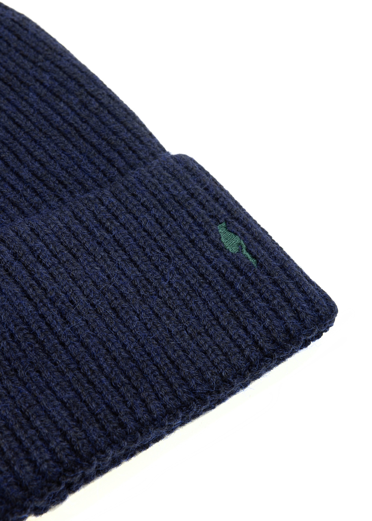 Dark navy blue men's cap CZAMT-0084-69(Z25), close-up of the product detail on a white background.