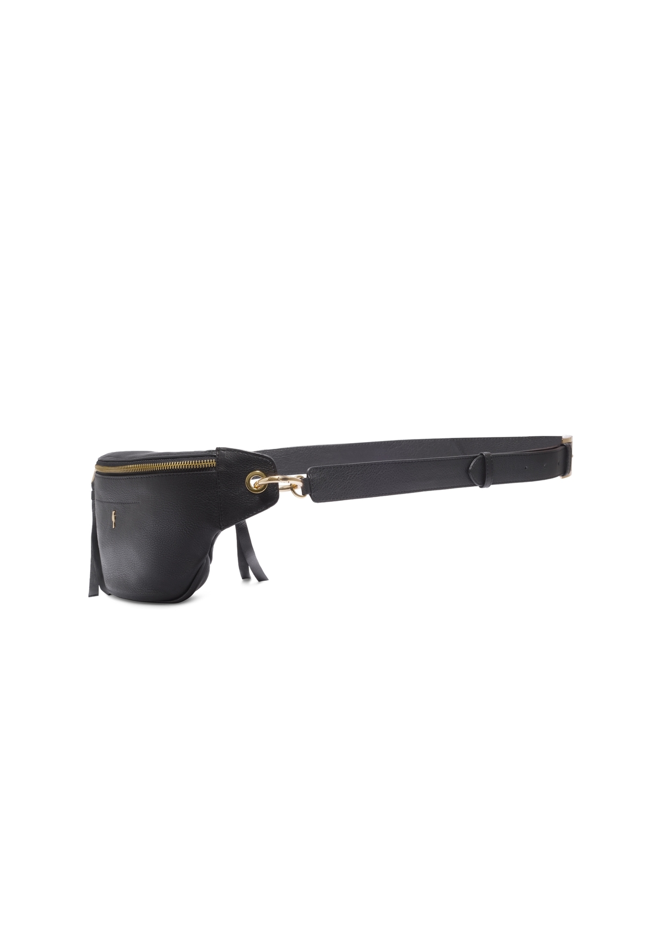 Women's black leather bag TORES-1319-99(Z26)