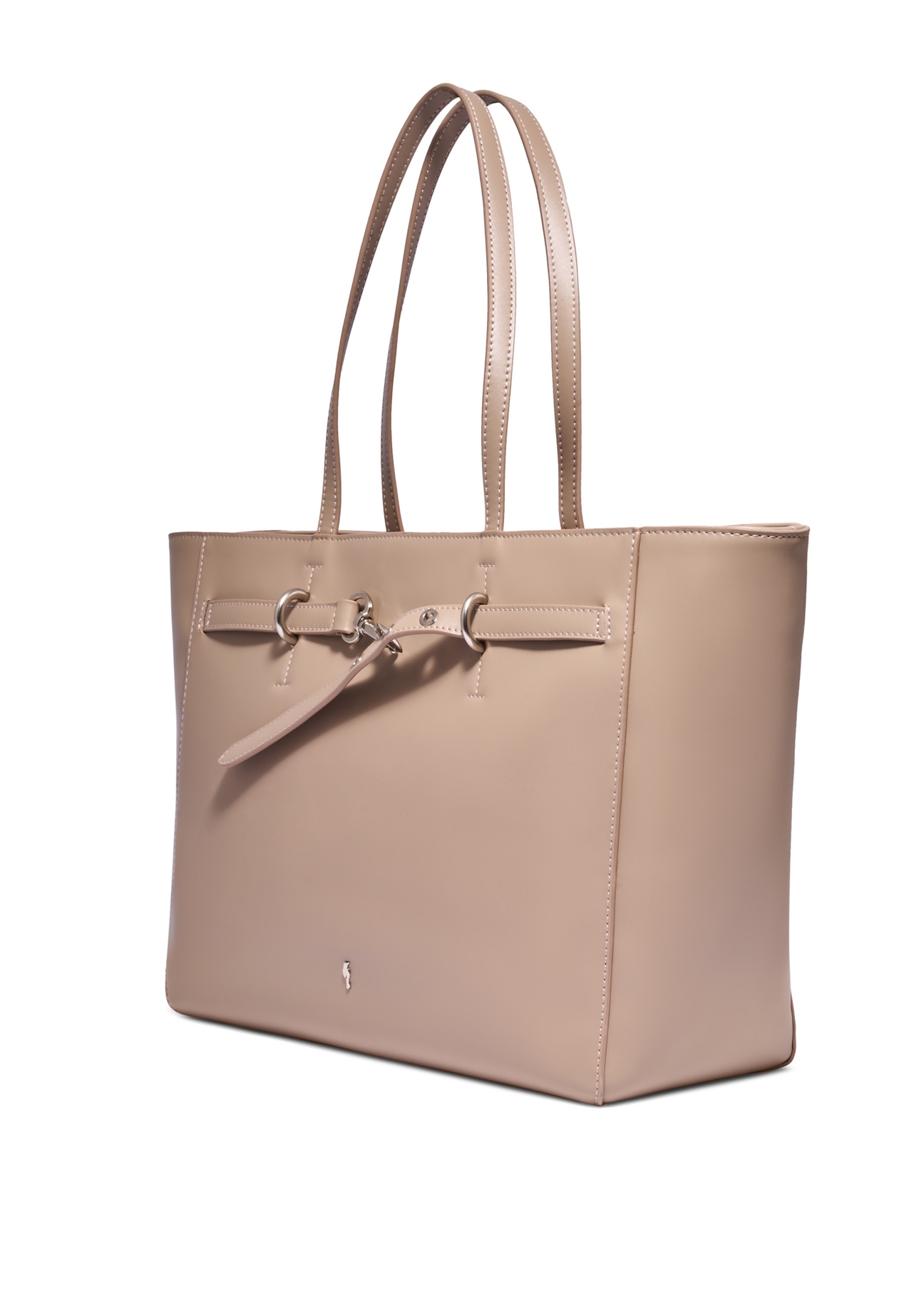 Women's shopper bag in cool beige color TOREC-1340-1K(Z26)