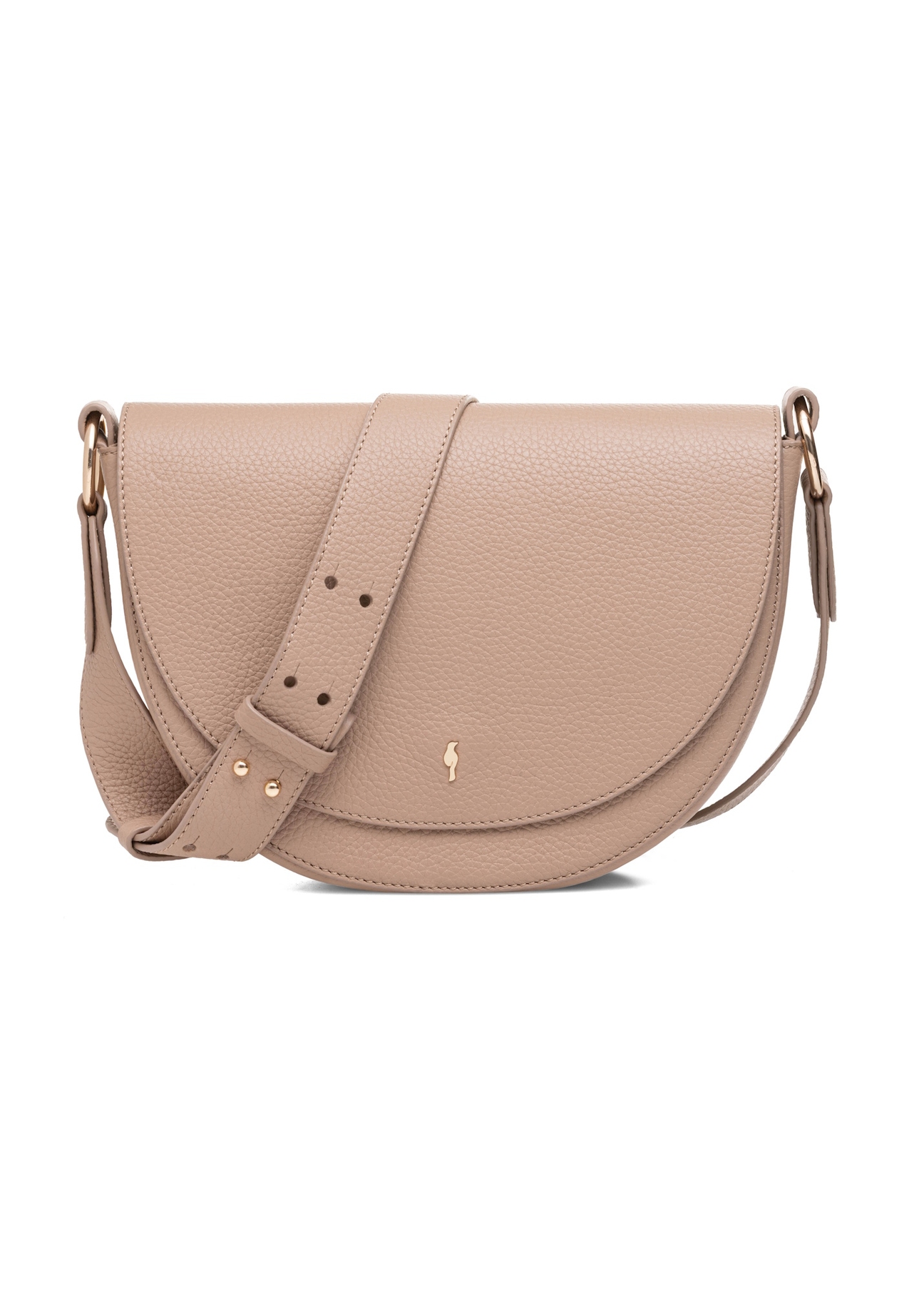 Beige leather women's handbag TORES-0895D-81(Z25), front product view on white background.