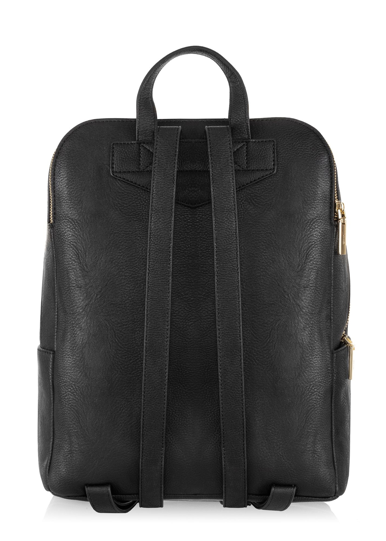 Women's two-compartment black backpack TOREC-0921-99(W24)-04