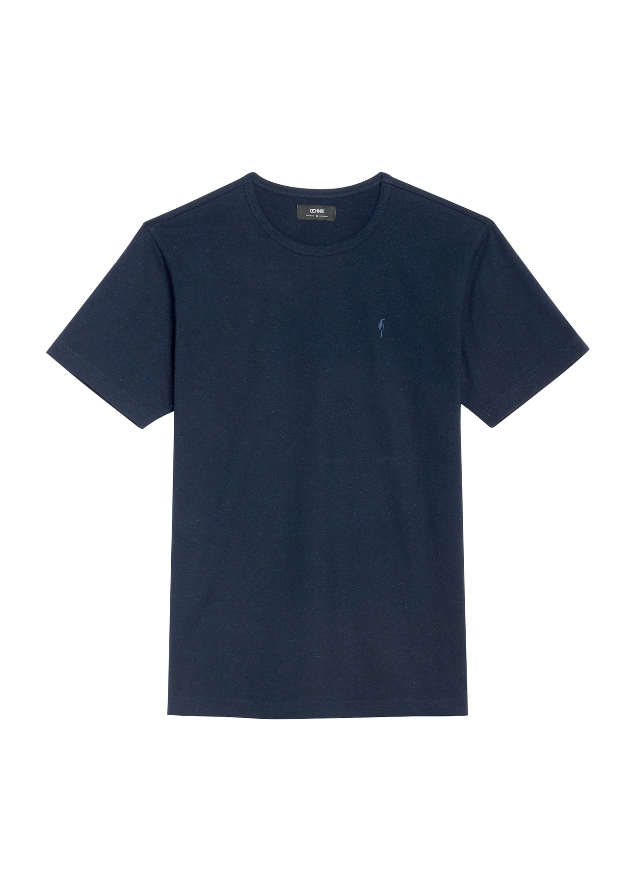 Men's navy blue T-shirt TSHMT-0130-68(Z25), front product view on white background.