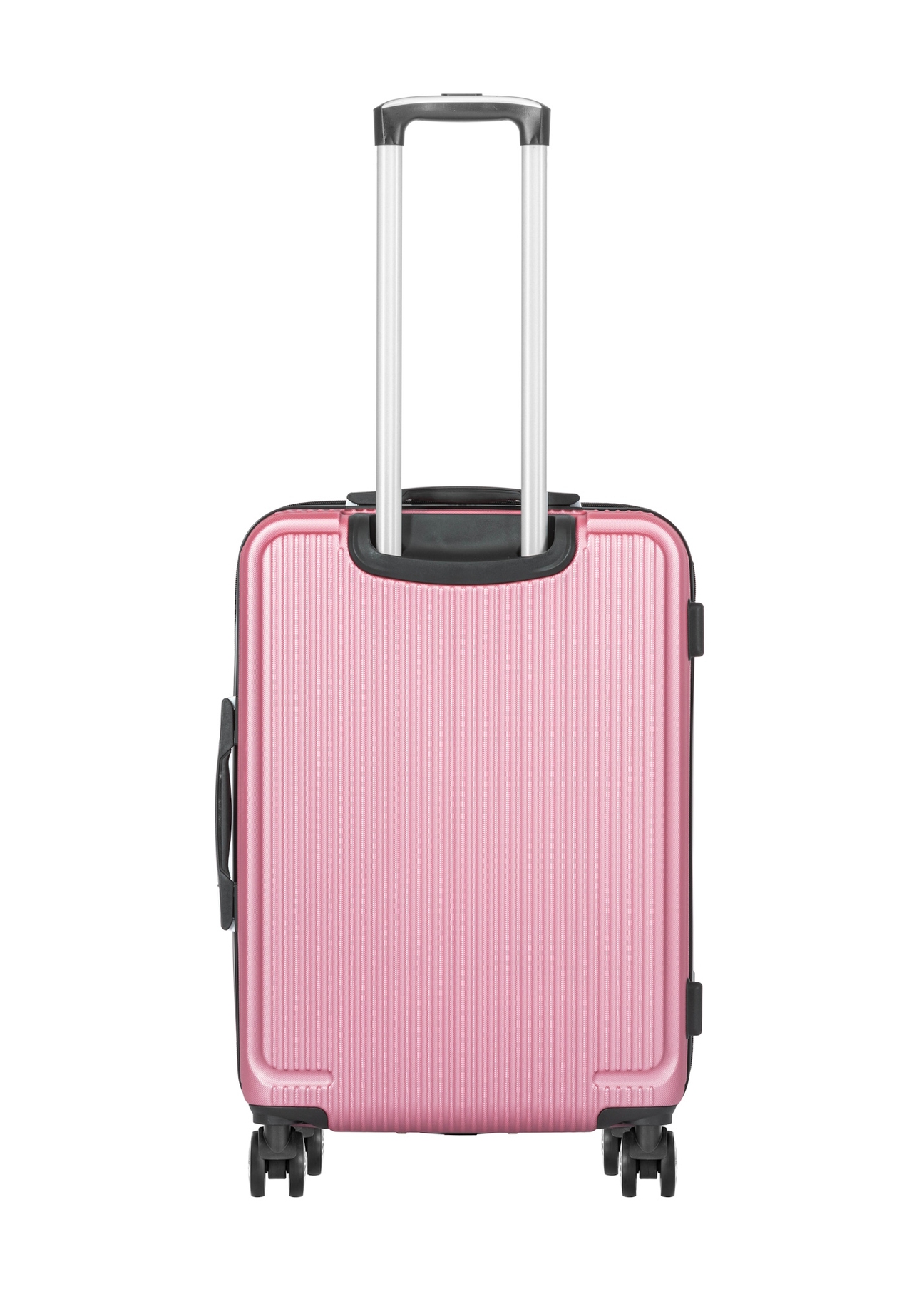 Medium suitcase on wheels WALAB-0053-5C-24(W26), product view from the back on a white background.