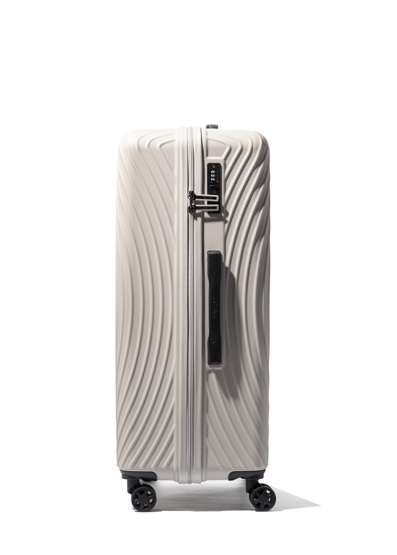 Set of wheeled suitcases (19"/24"/28") WALAB-0088-1A(W26), side view of the product on a white background.