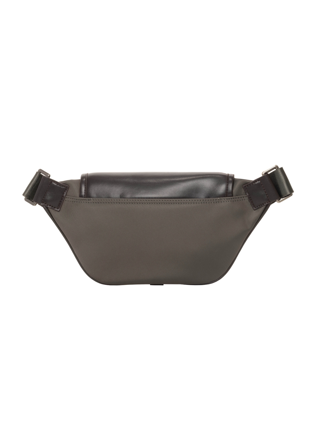 Men's khaki shoulder bag TORMN-0438-8B(Z26), back product view on white background.