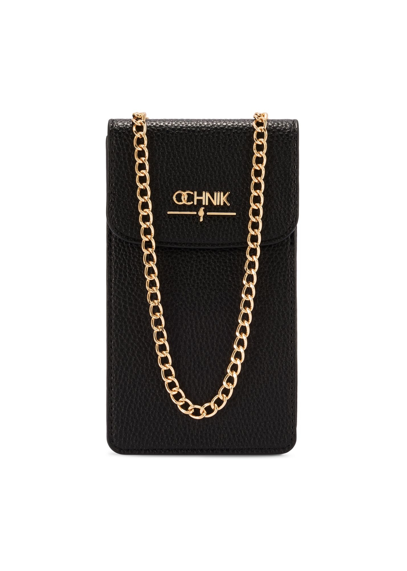Black women's pouch TOREC-1112-99(Z25) - front product view on white background.