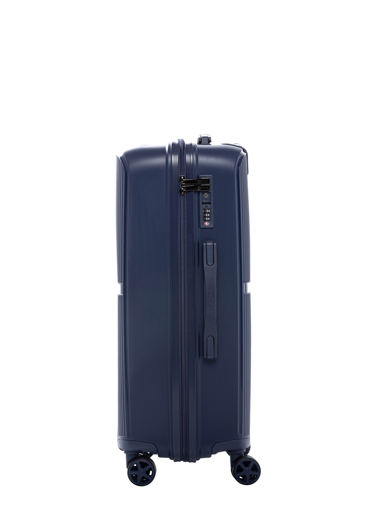 Medium suitcase on wheels WALPP-0026-7D-24(W26), side view of the product on a white background.