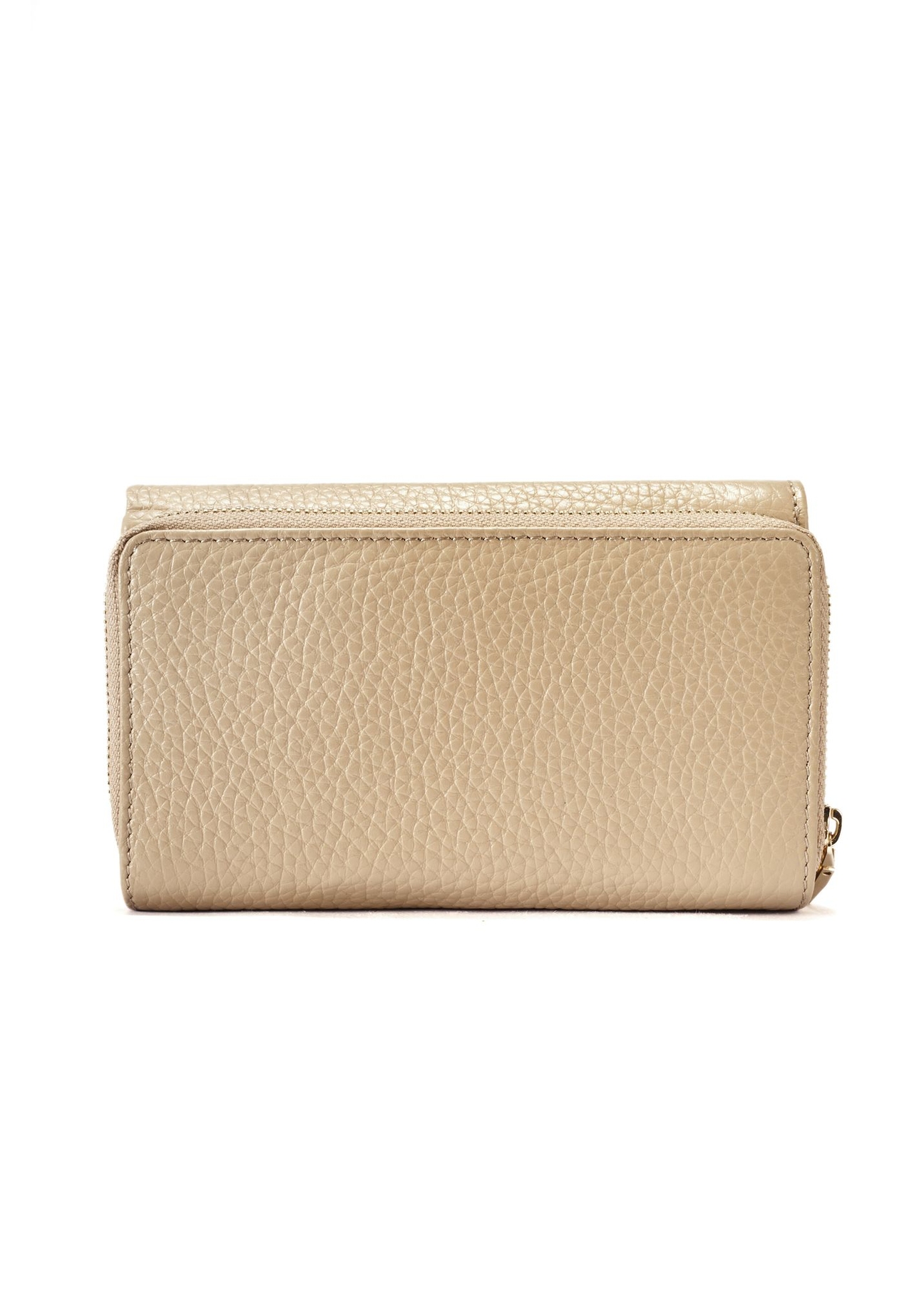 Large beige leather women's wallet PORES-0801R-1B(W26)