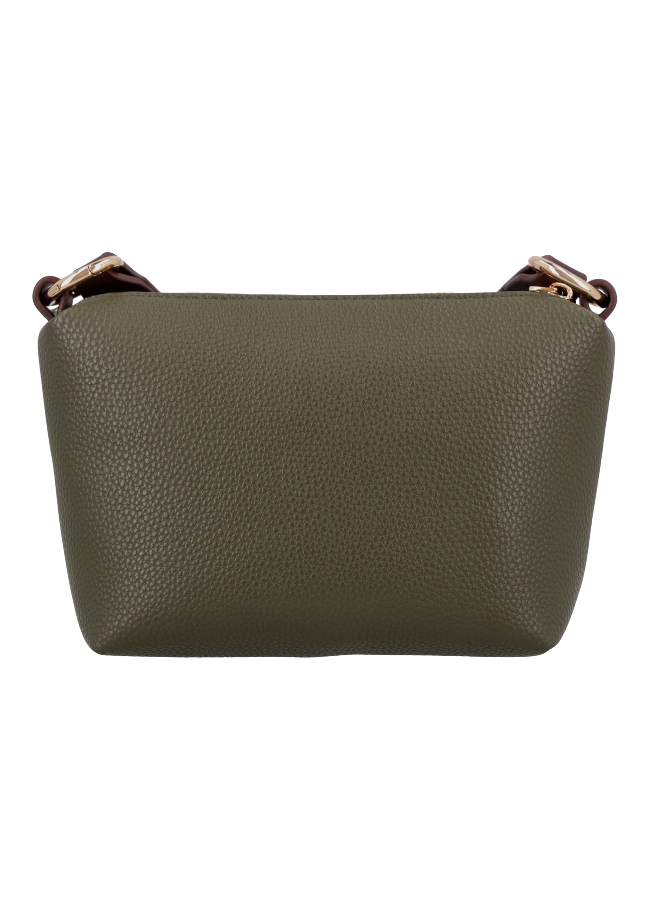 Small khaki women's handbag TOREC-0882-8D(W27), rear view on a white background.