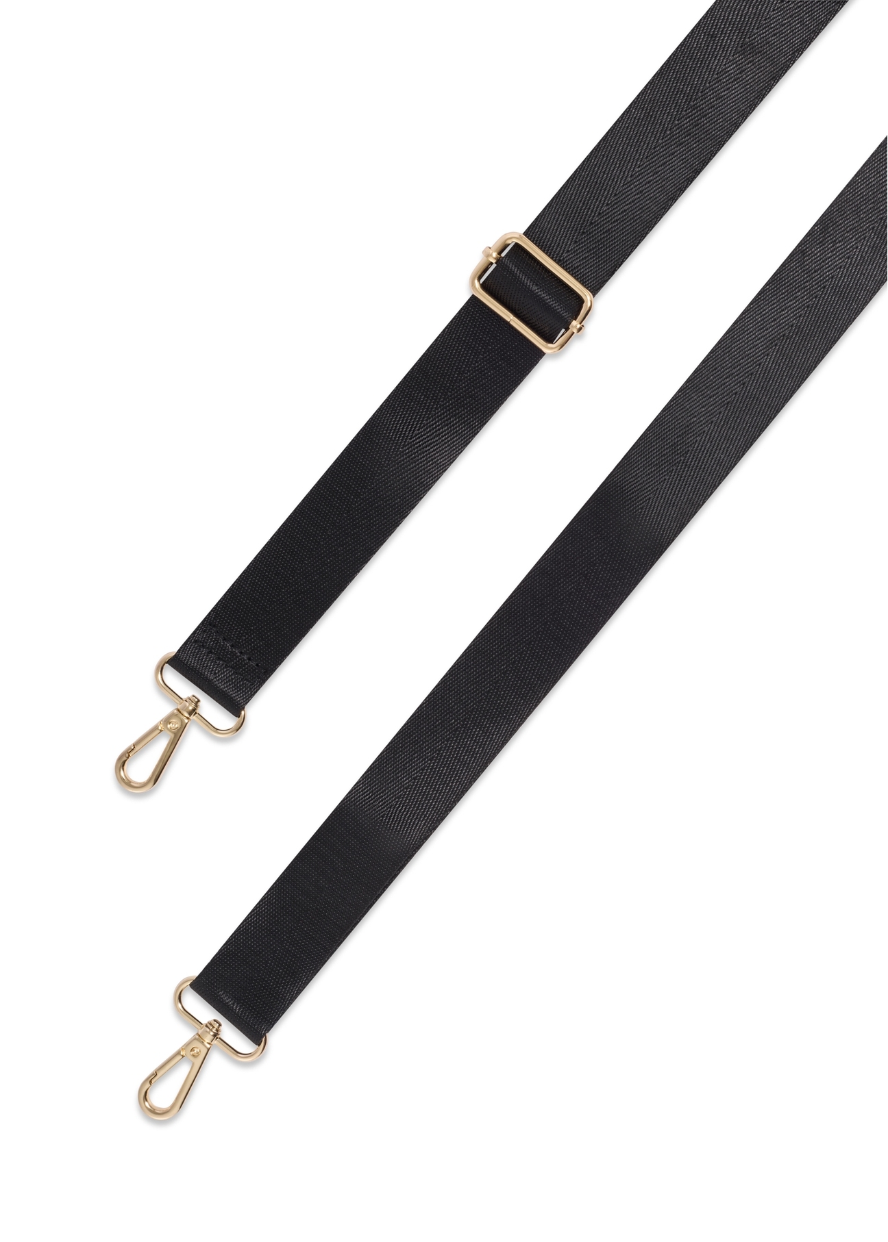 Black small women's handbag TOREN-0349-99(Z26), view of the product strap on a white background.
