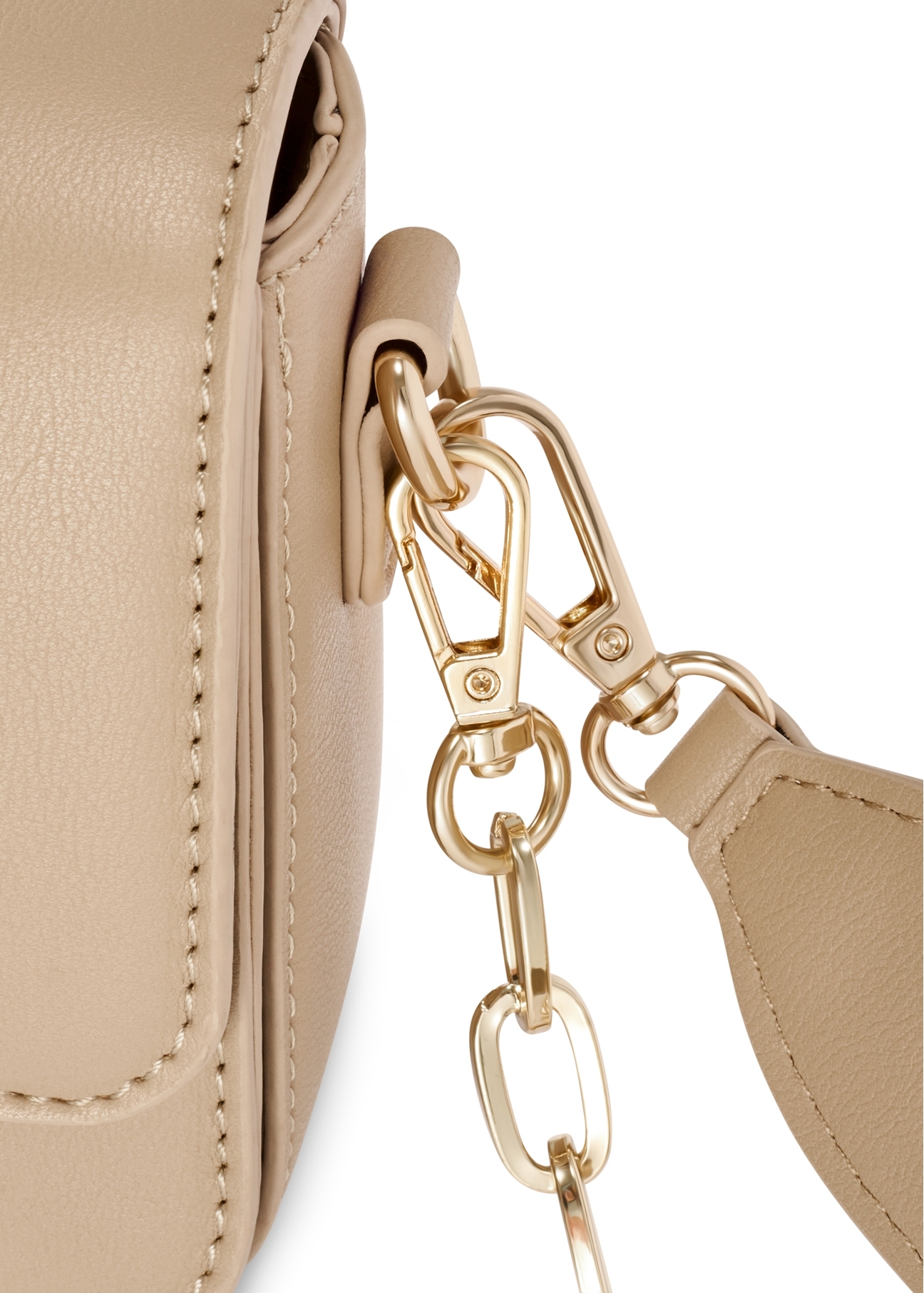 Small beige women's handbag TOREC-1171-1B(W26)