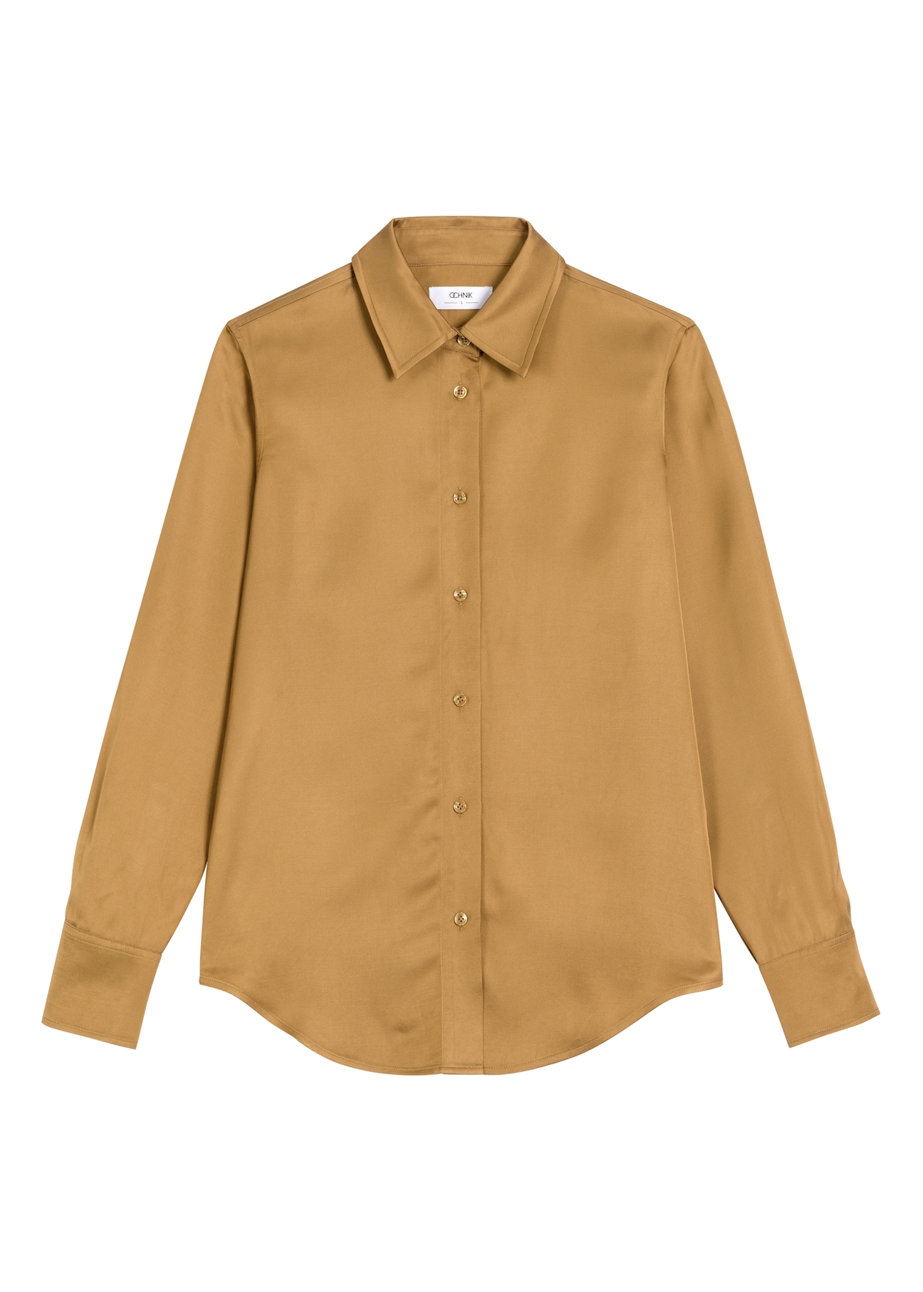 Mustard women's shirt KOSDT-0172-2D(Z26)