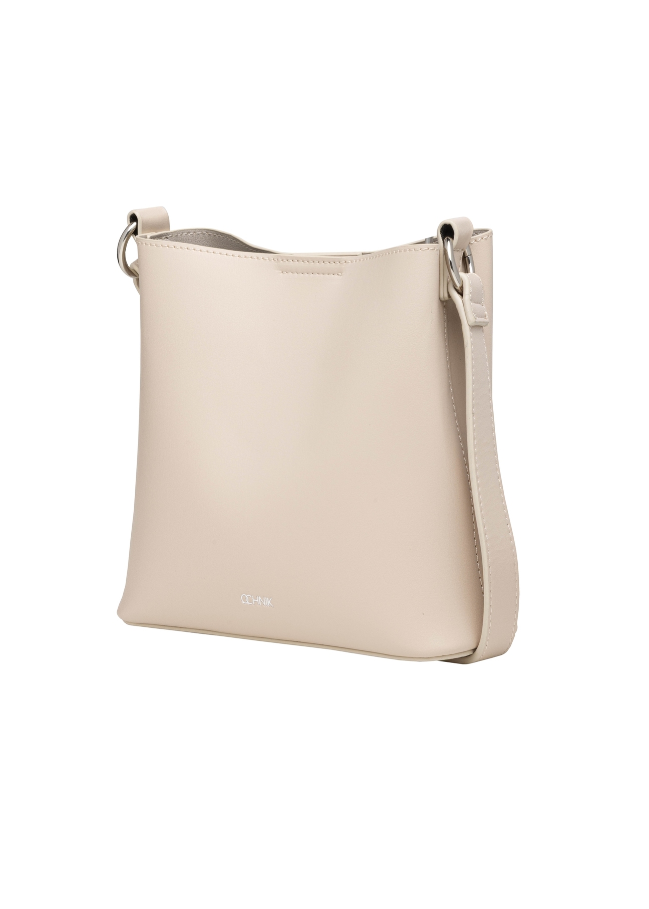 Beige small women's handbag TOREC-1336-0B(Z26), diagonal product view on a white background.