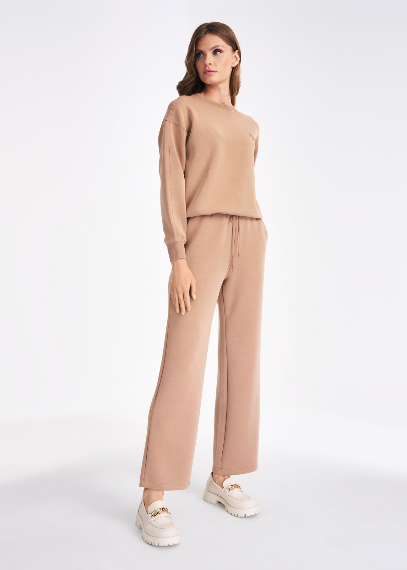 Women's wide sweatpants SPODT-0075-81(Z22)-03
