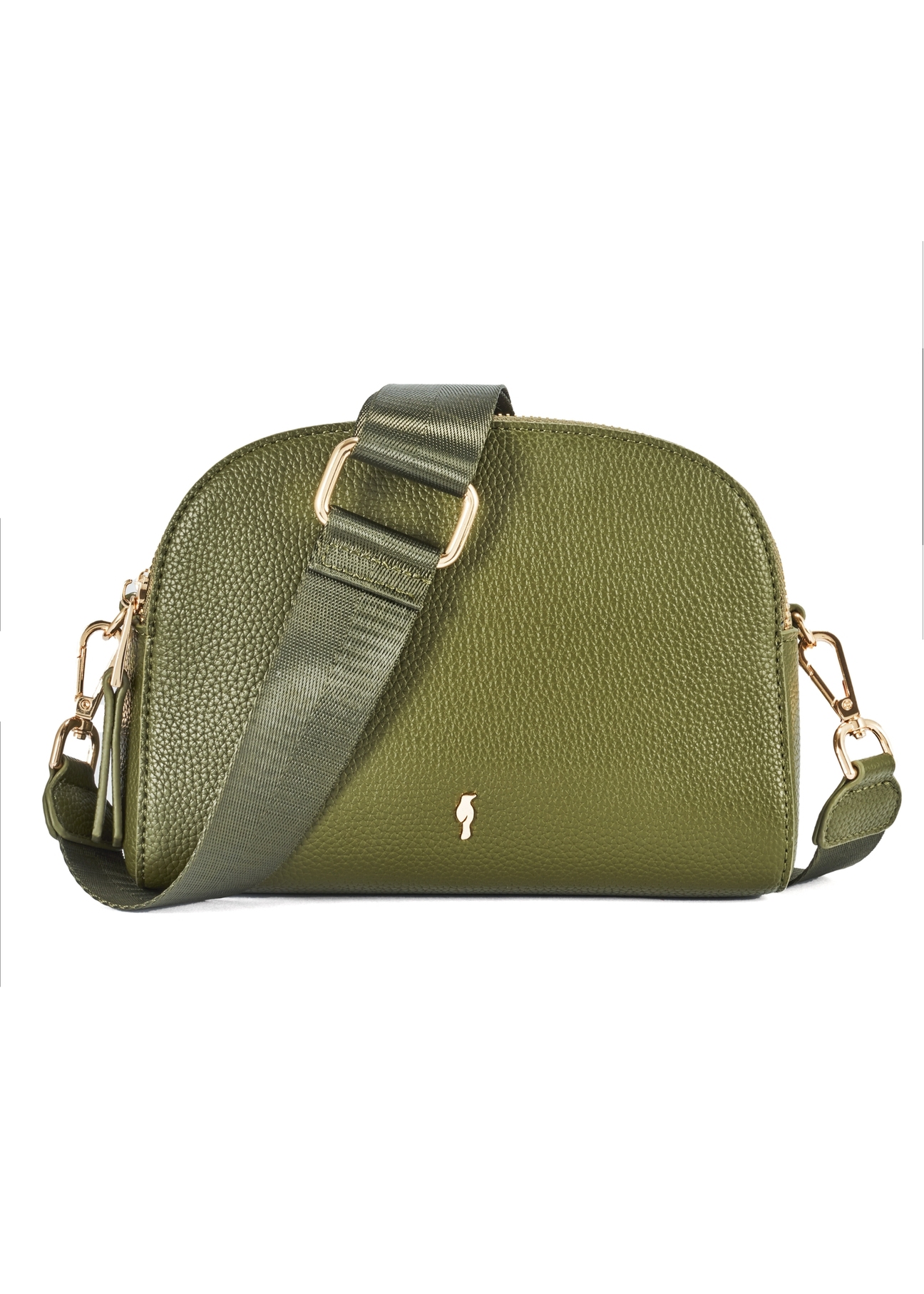 Small women's handbag khaki TOREC-0036E-55(Z25), product view front on white background.-02