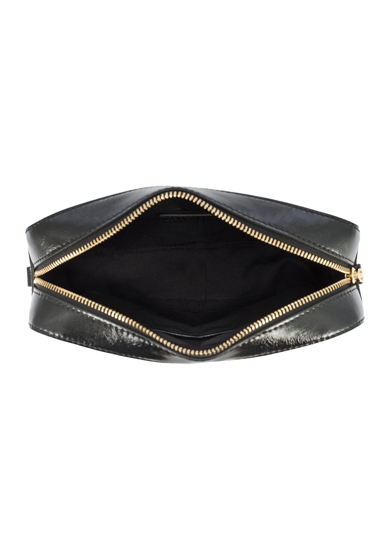 Black women's handbag TOREC-0003J-98(Z25), product view from the inside on a white background.