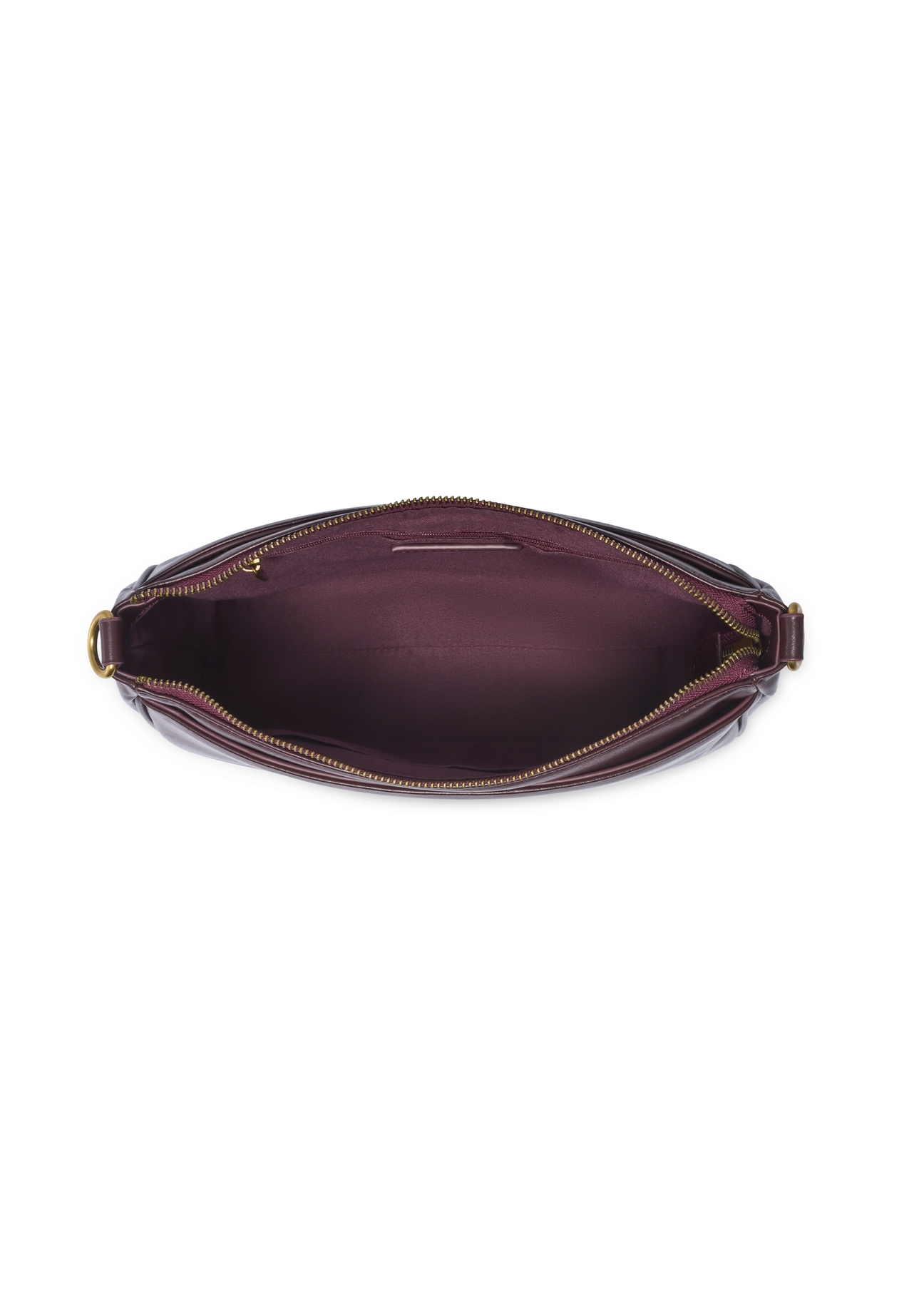 Burgundy women's shoulder bag TOREC-1245-4D(Z26)