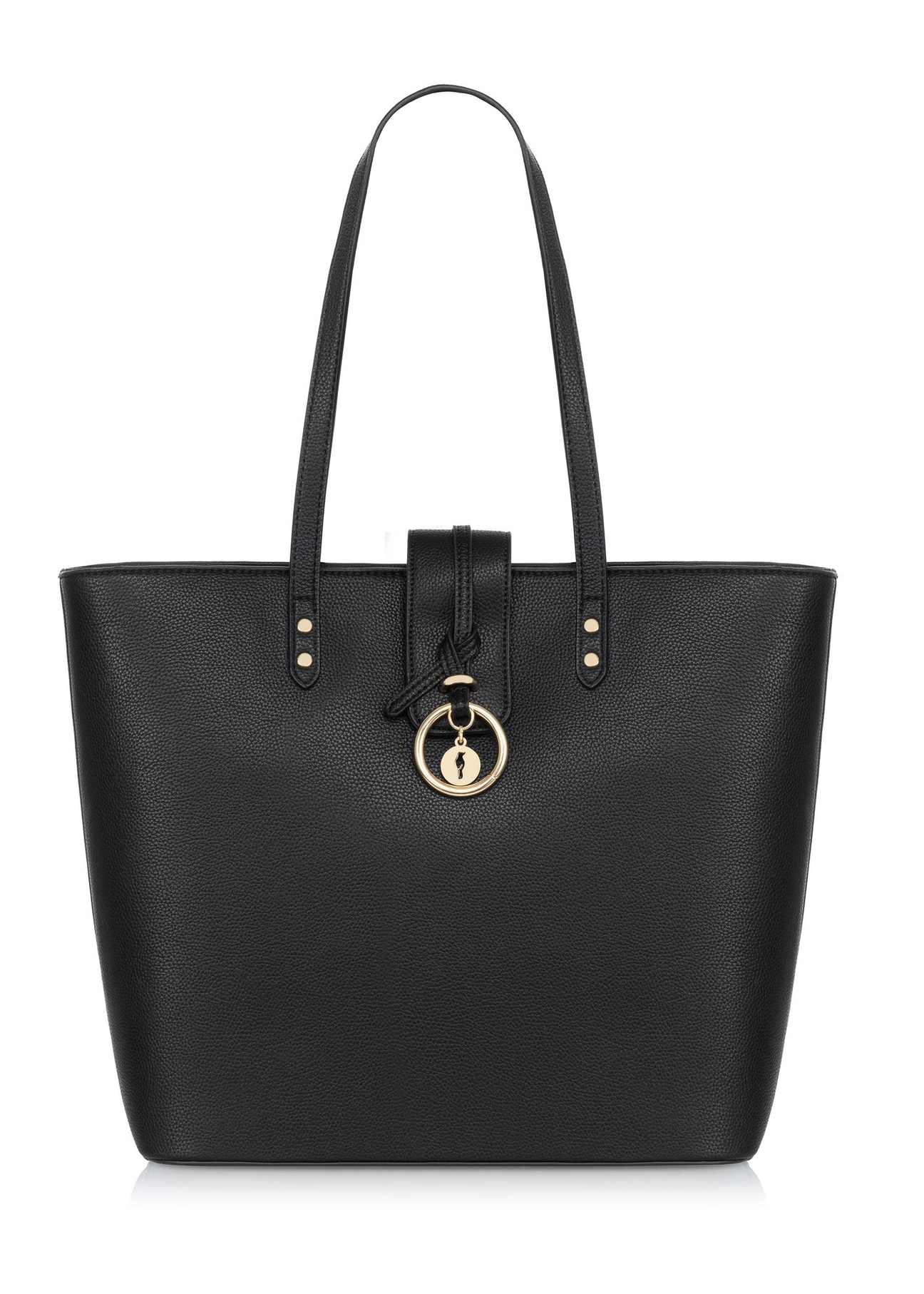 Black women's shopper bag TOREC-0937A-99(W25)-01