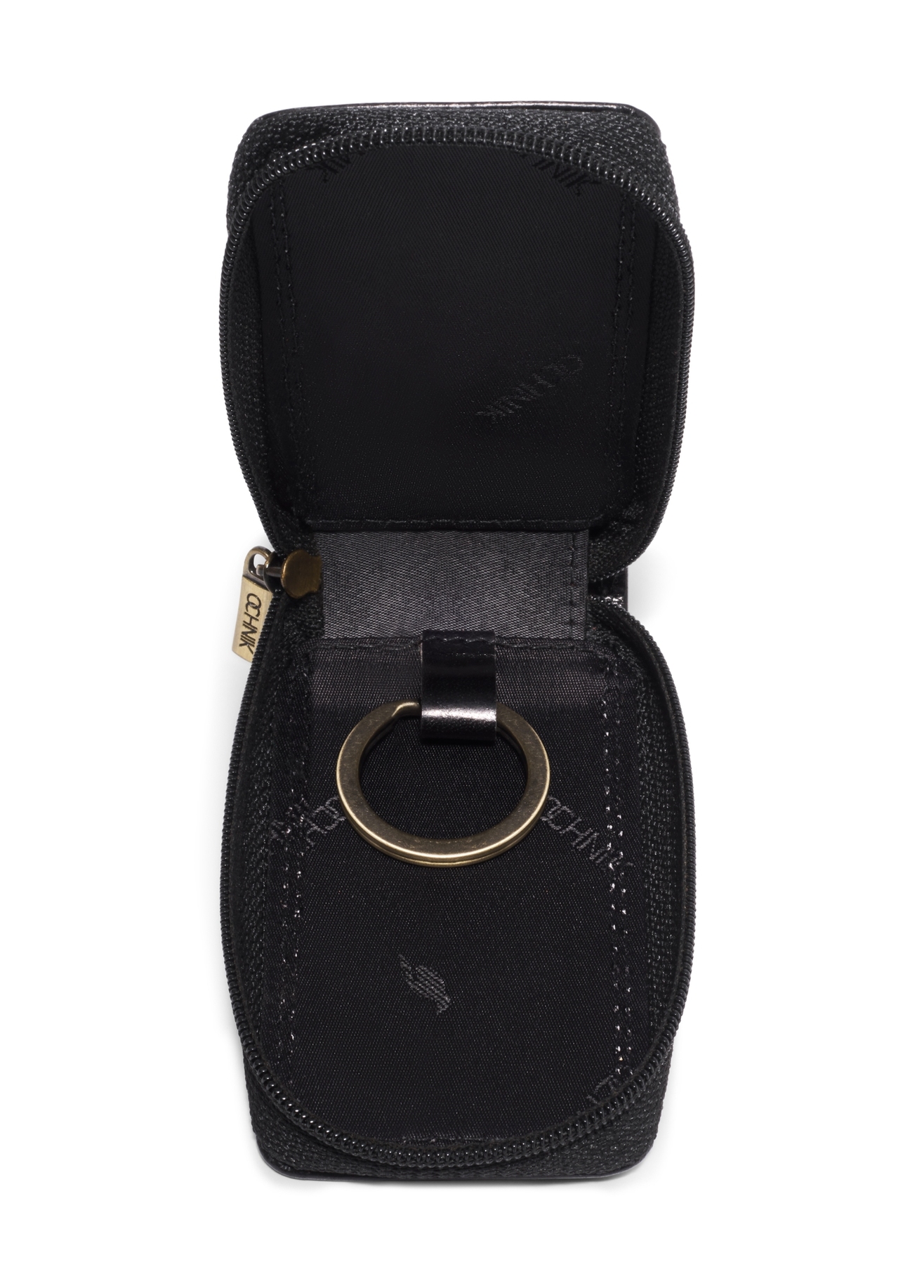 Black leather key case PL-222-99(Z26)