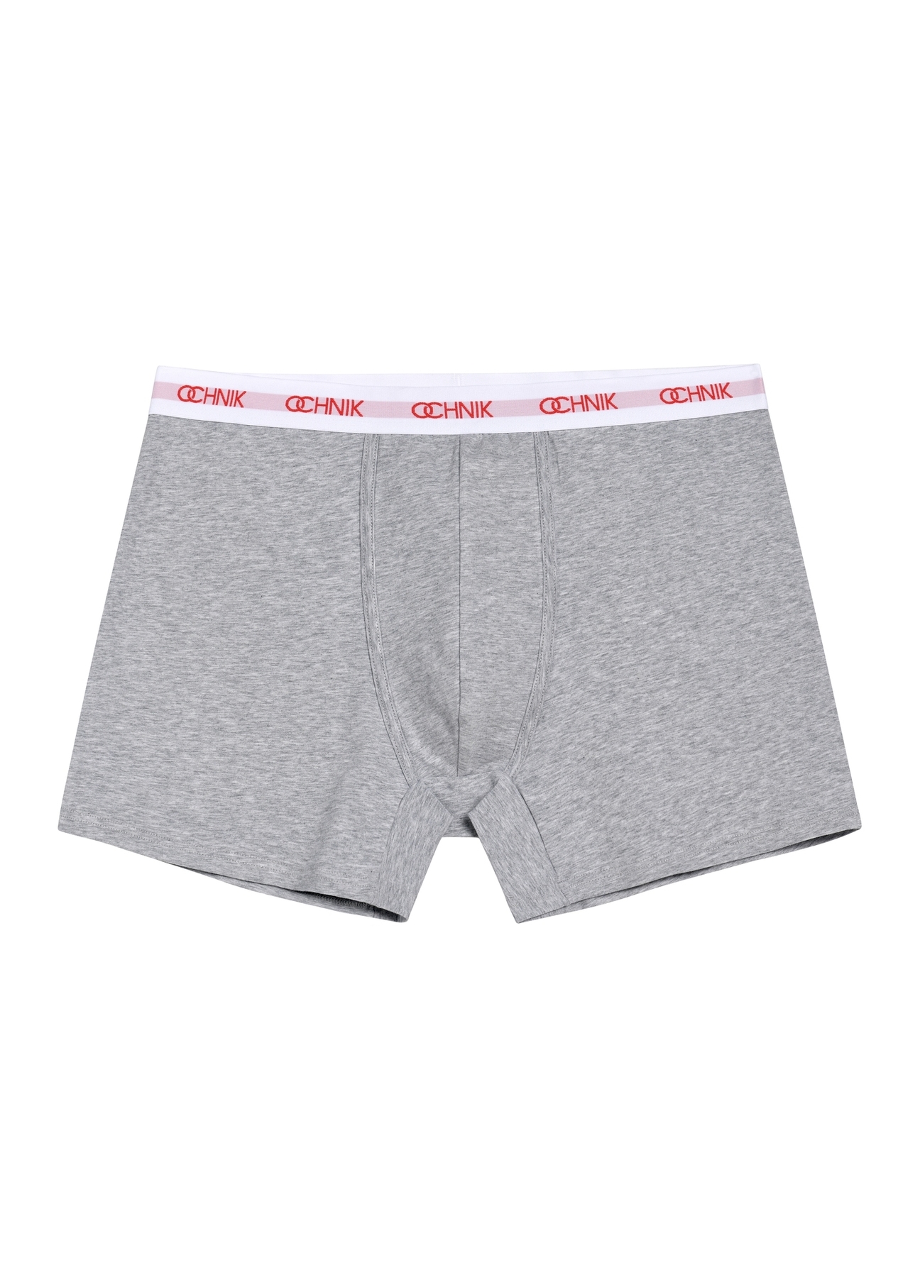Three-pack of colorful men's boxer shorts ZESMB-0001A-15(KS), front product view on white background.