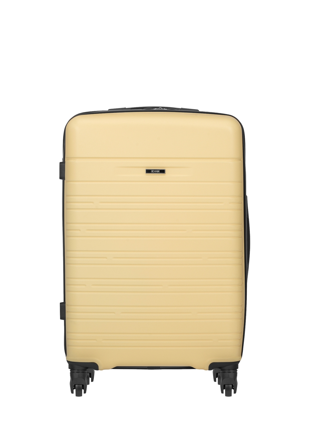 Medium suitcase on wheels WALAB-0083-2B-24(W26) - front view of the product, on a white background.
