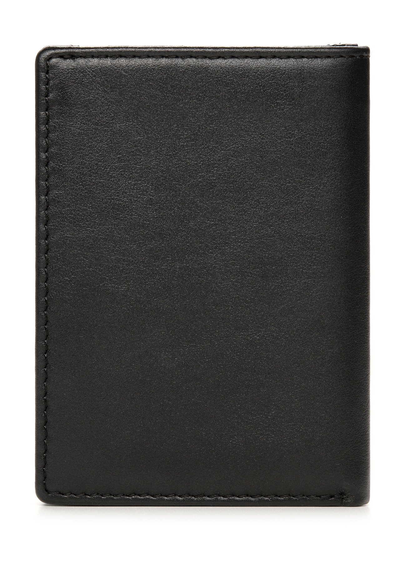 Men's leather small wallet PORMS-0628A-98(Z25), product view from the back on a white background.